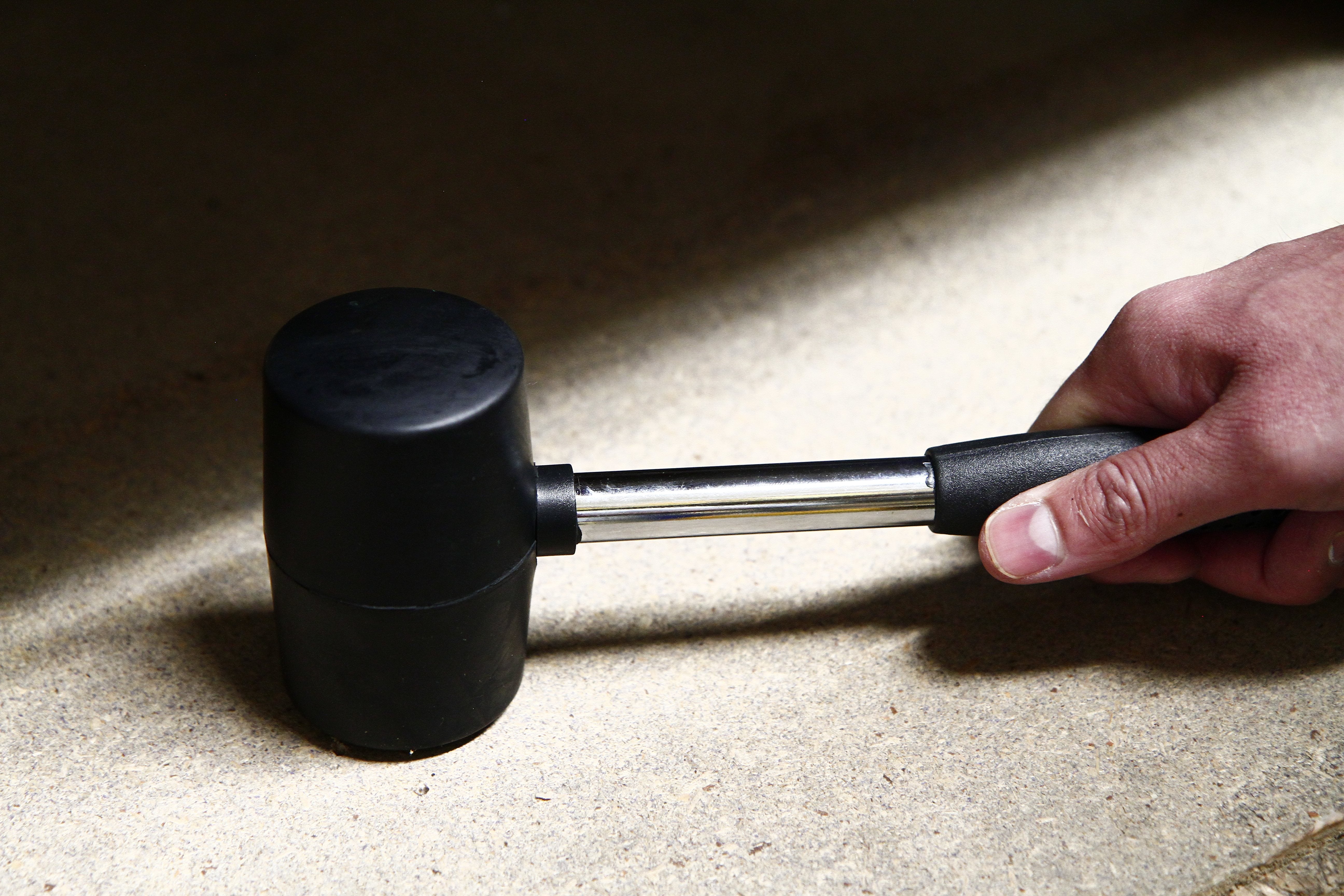 16oz Tubular Steel Rubber Mallet