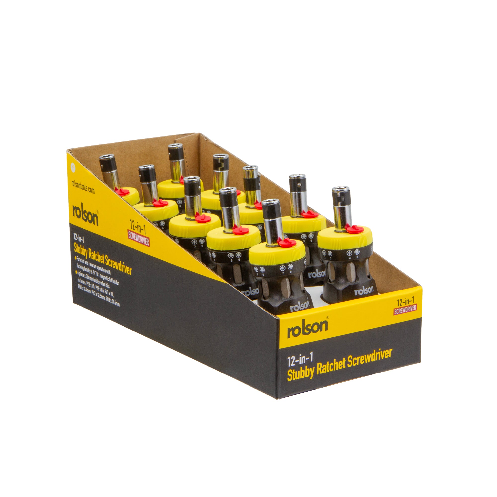 12 in 1 Stubby Ratchet Screwdriver (CDU)