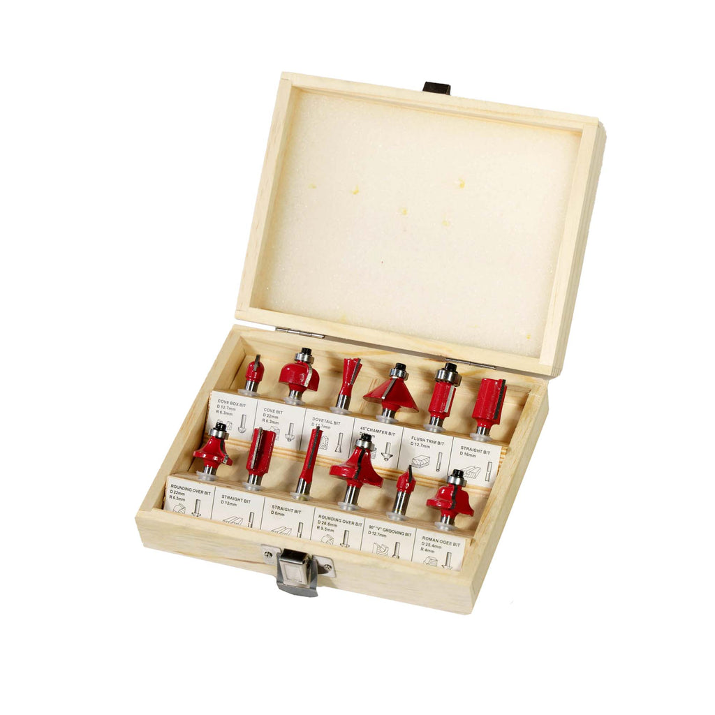 12PIECE ROUTER BIT SET