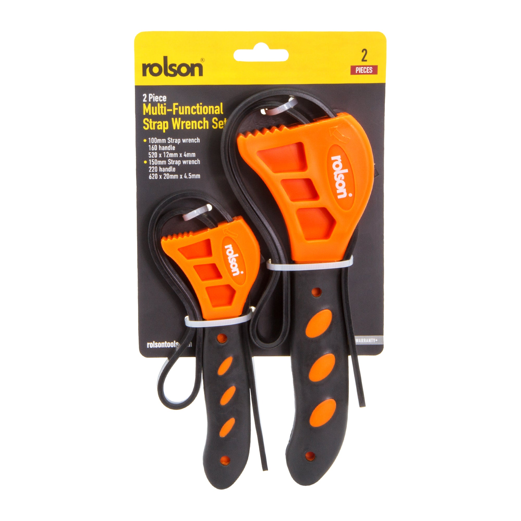 2 Piece Multi-Function Strap Wrench Set