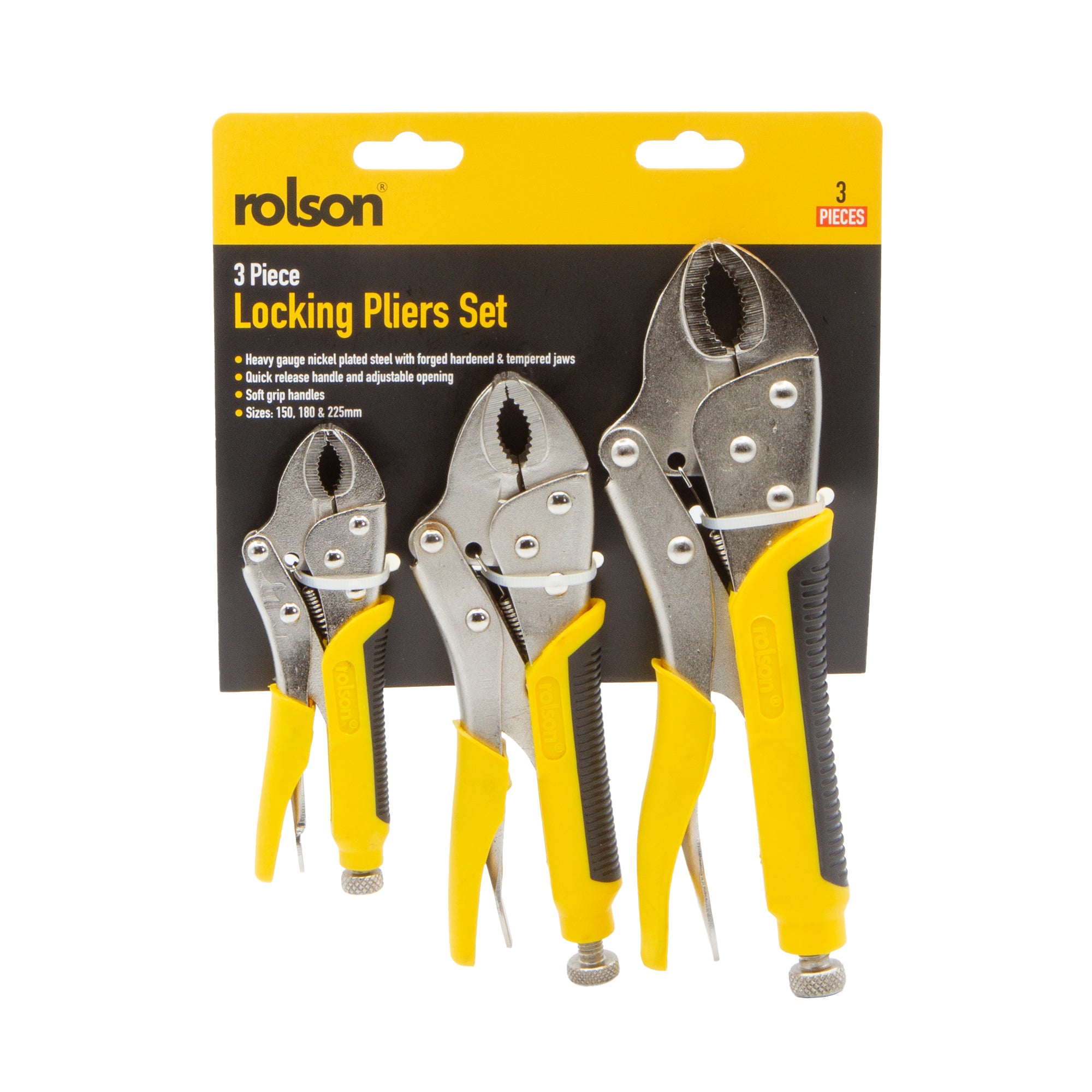 3 Piece Locking Pliers