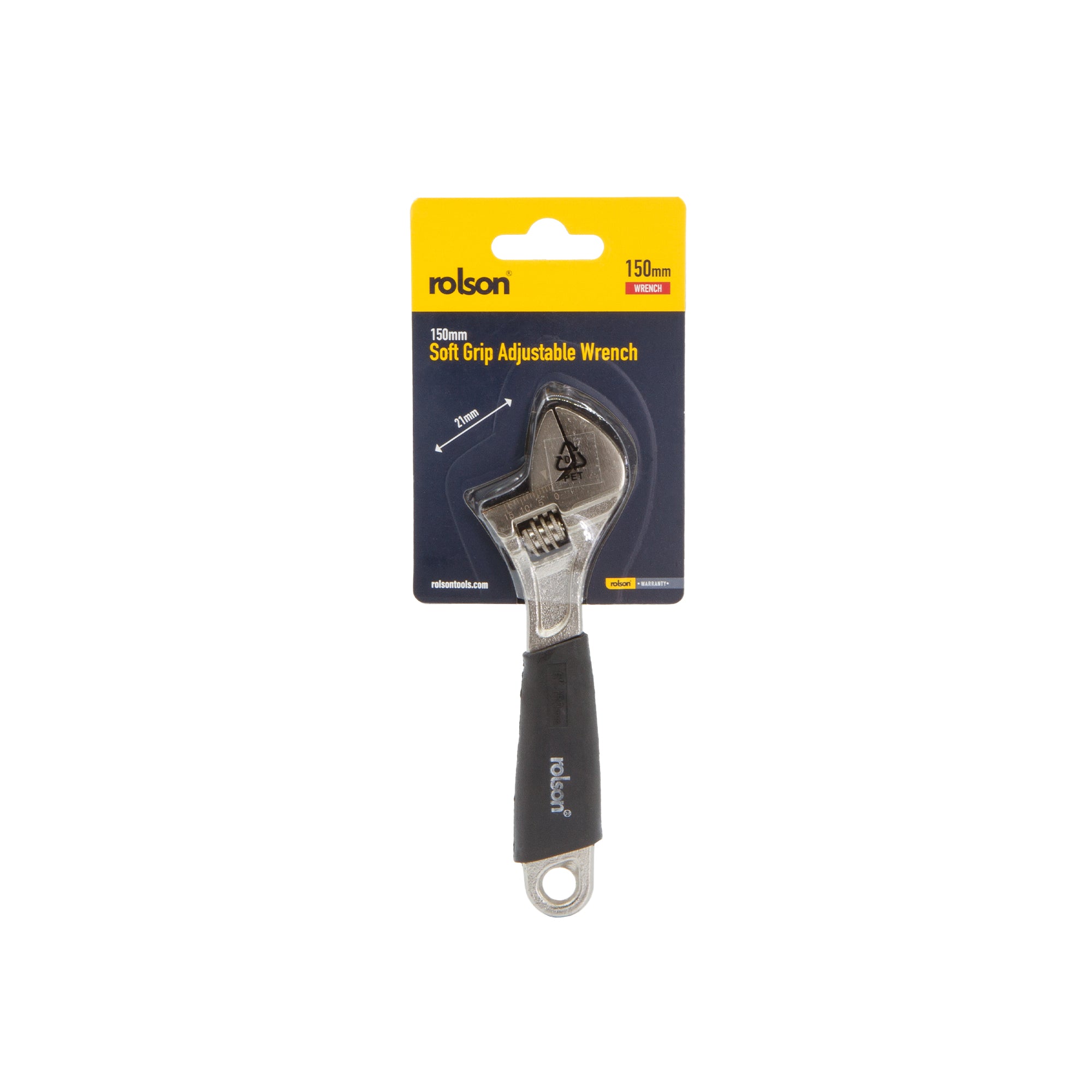 150mm Adjustable Wrench with Rubber Grip