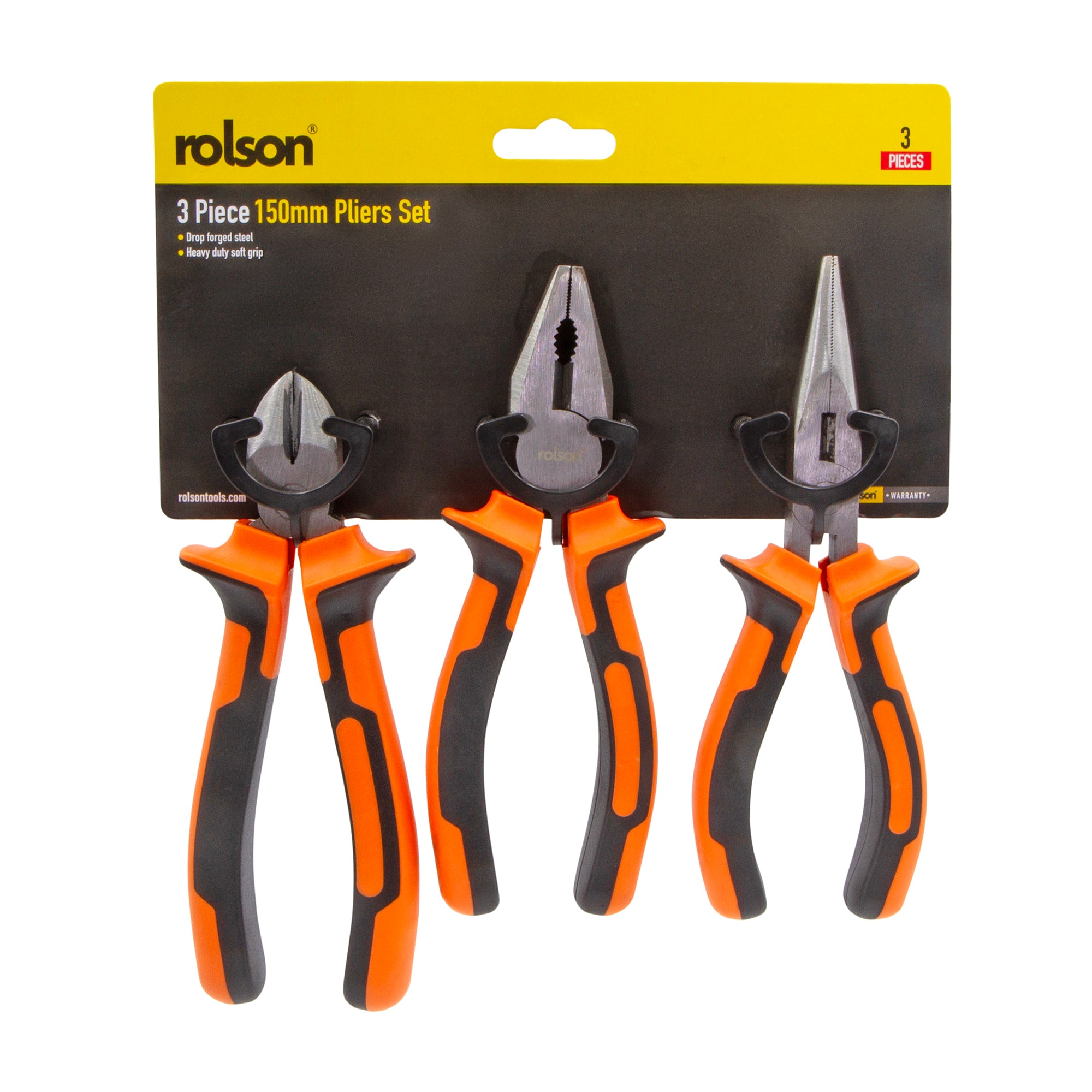 3 Piece 150mm Pliers Set