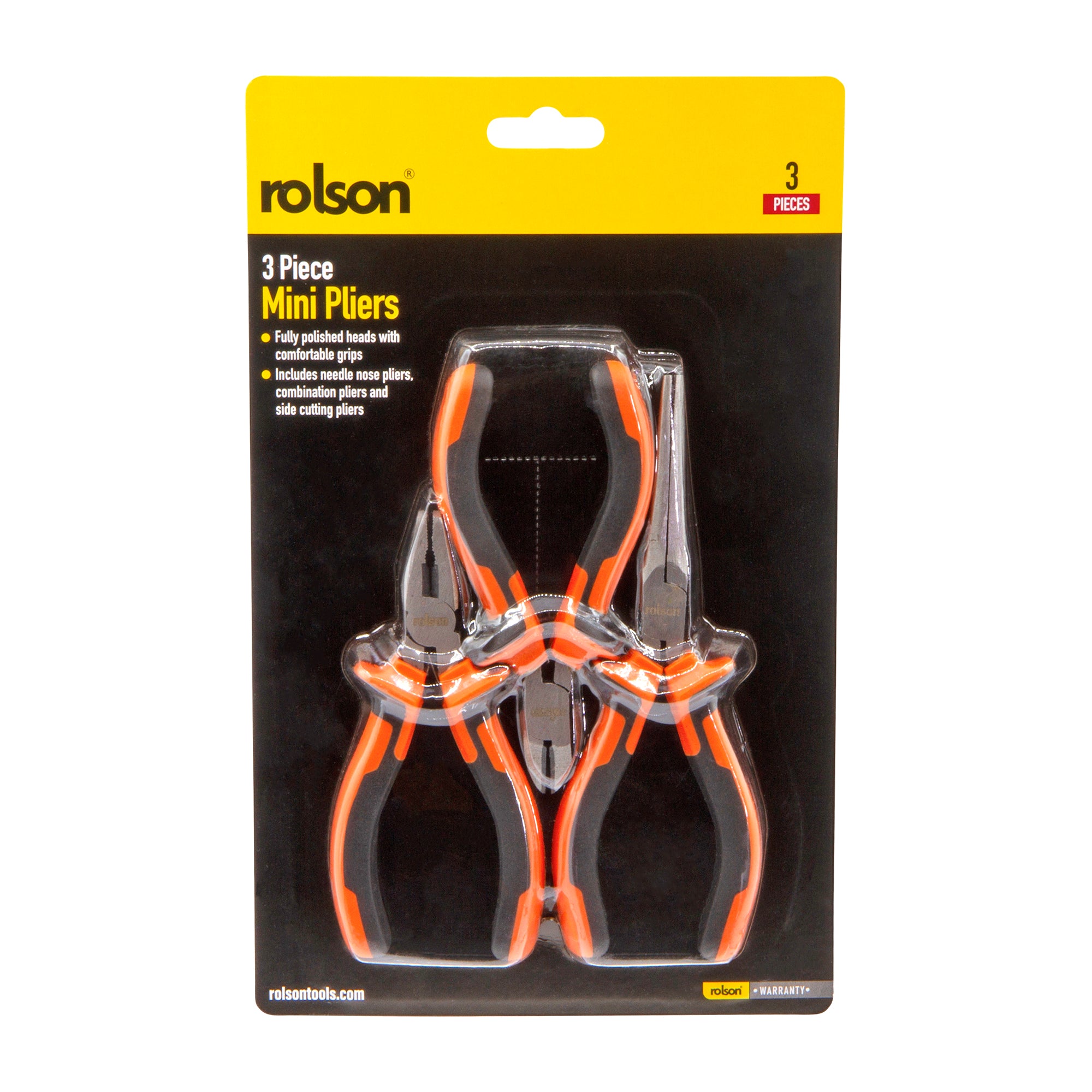3 Piece Mini Pliers