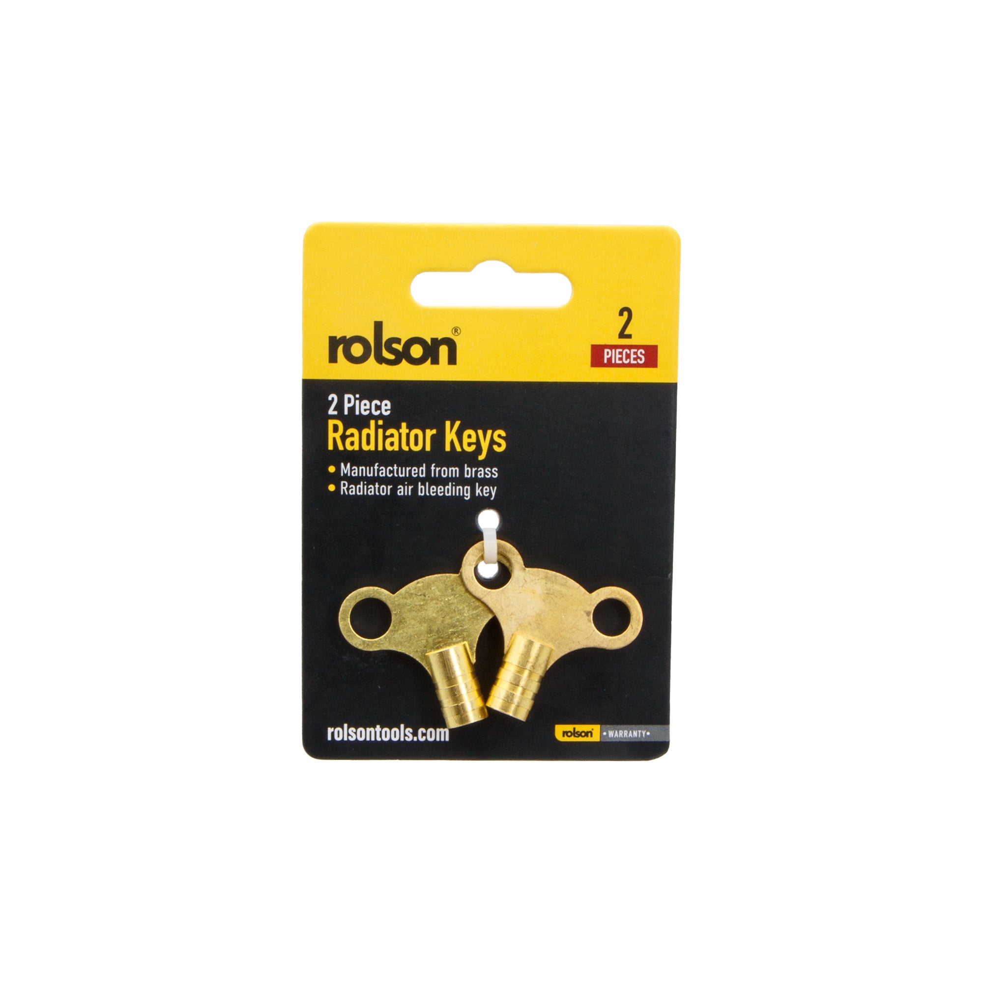2 Piece Brass Radiator Key