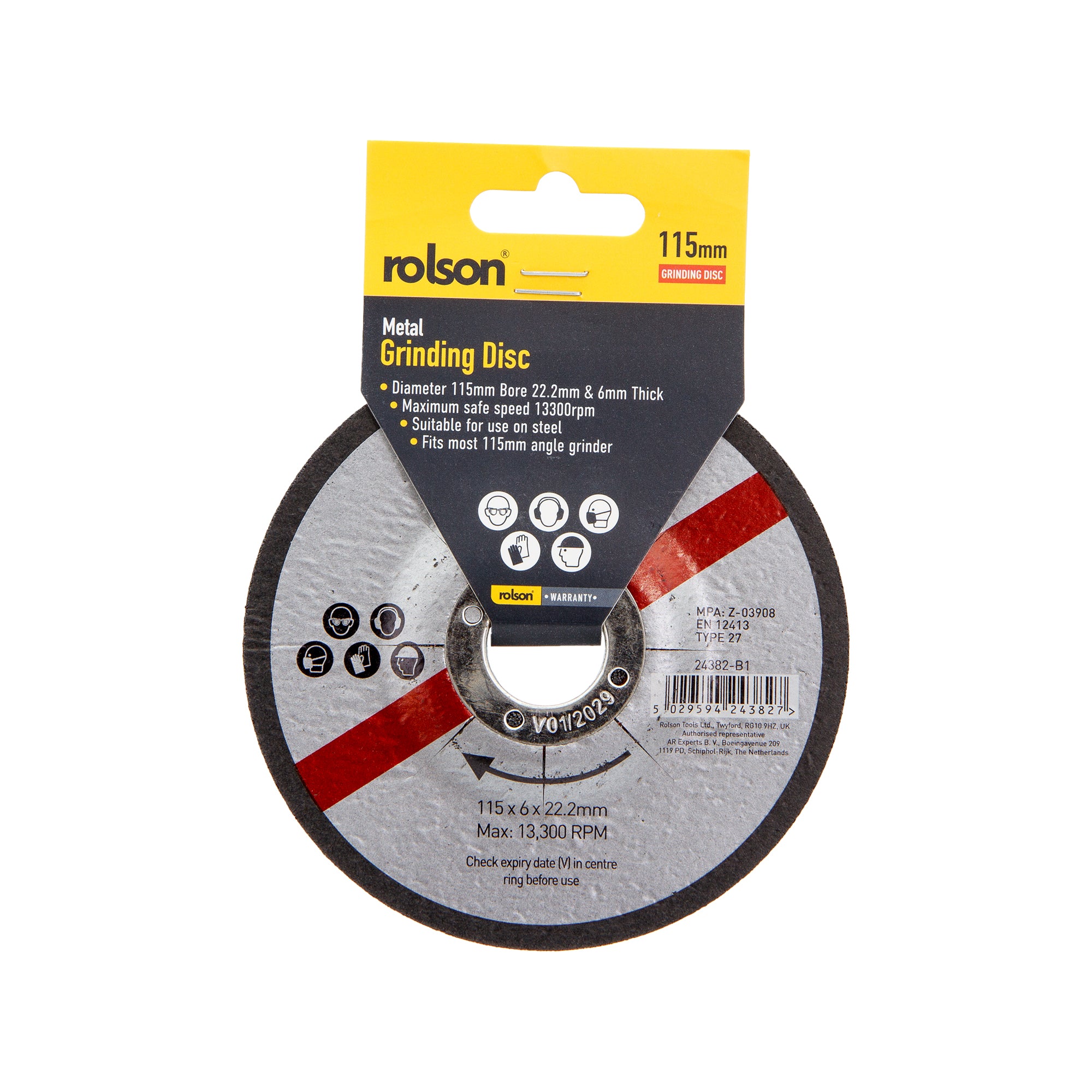 115mm Metal Grinding Disc