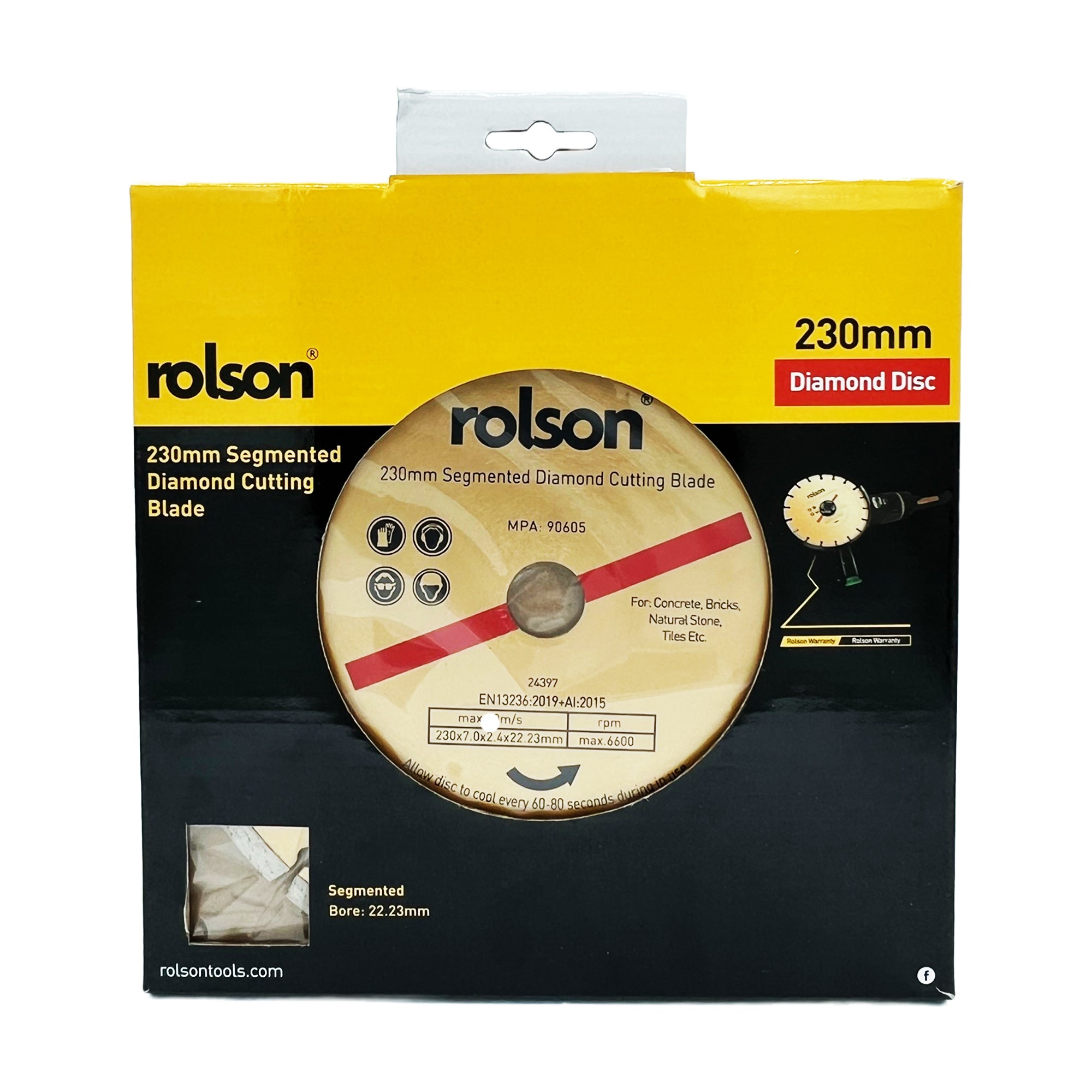 230mm Dry Cut Segmented Diamond Tipped Blade