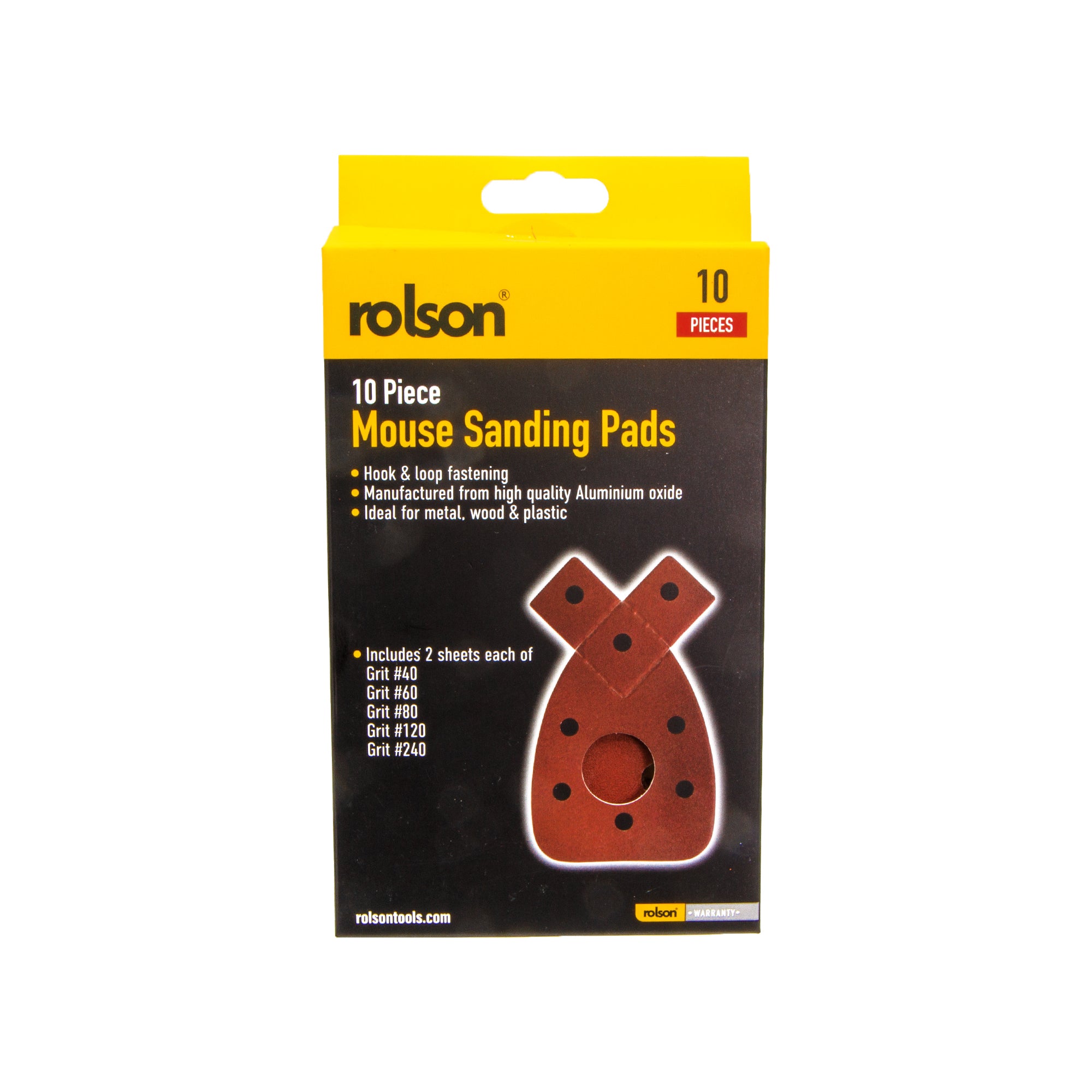 10 Piece Mouse Sanding Pads