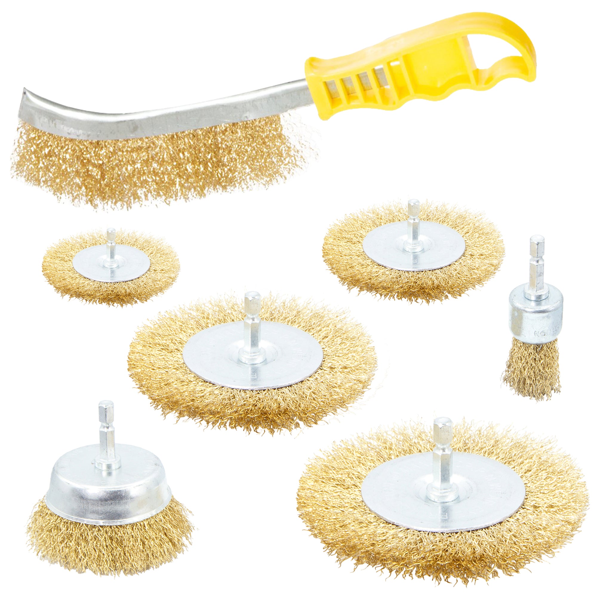7 Piece Wire Brush Set