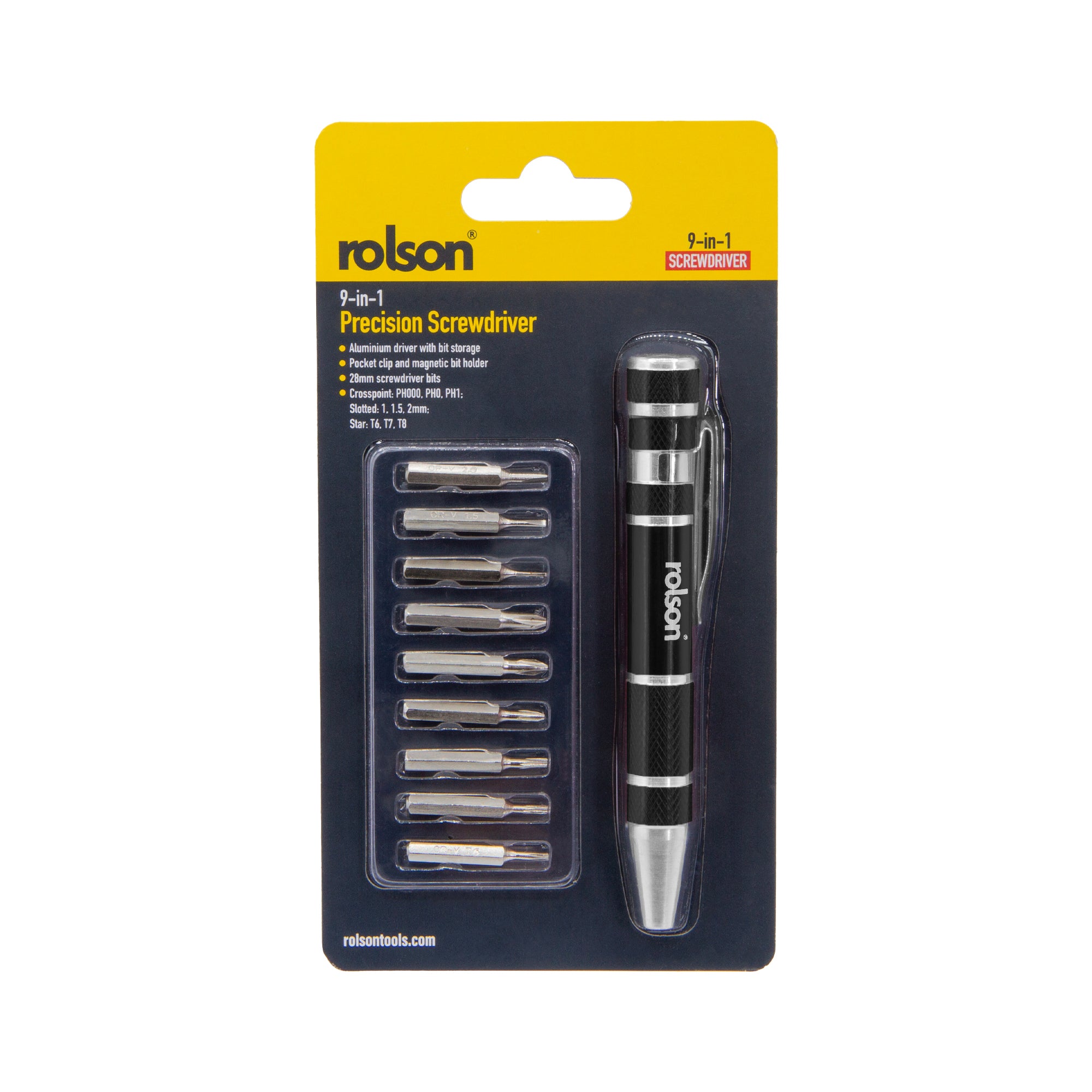 9 in 1 Precision Screwdriver Bit Set