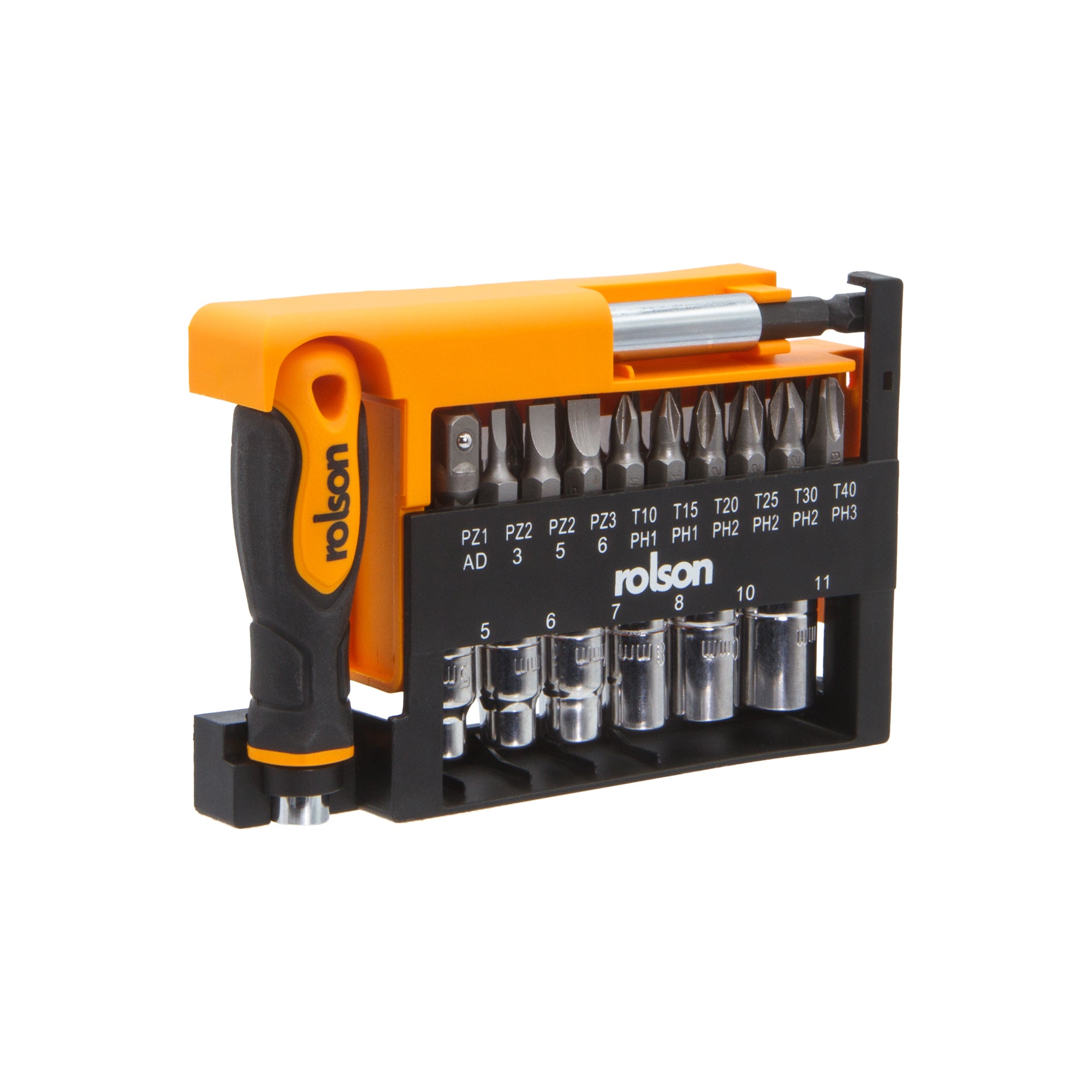 28 Piece Driver, Bit & Socket Set