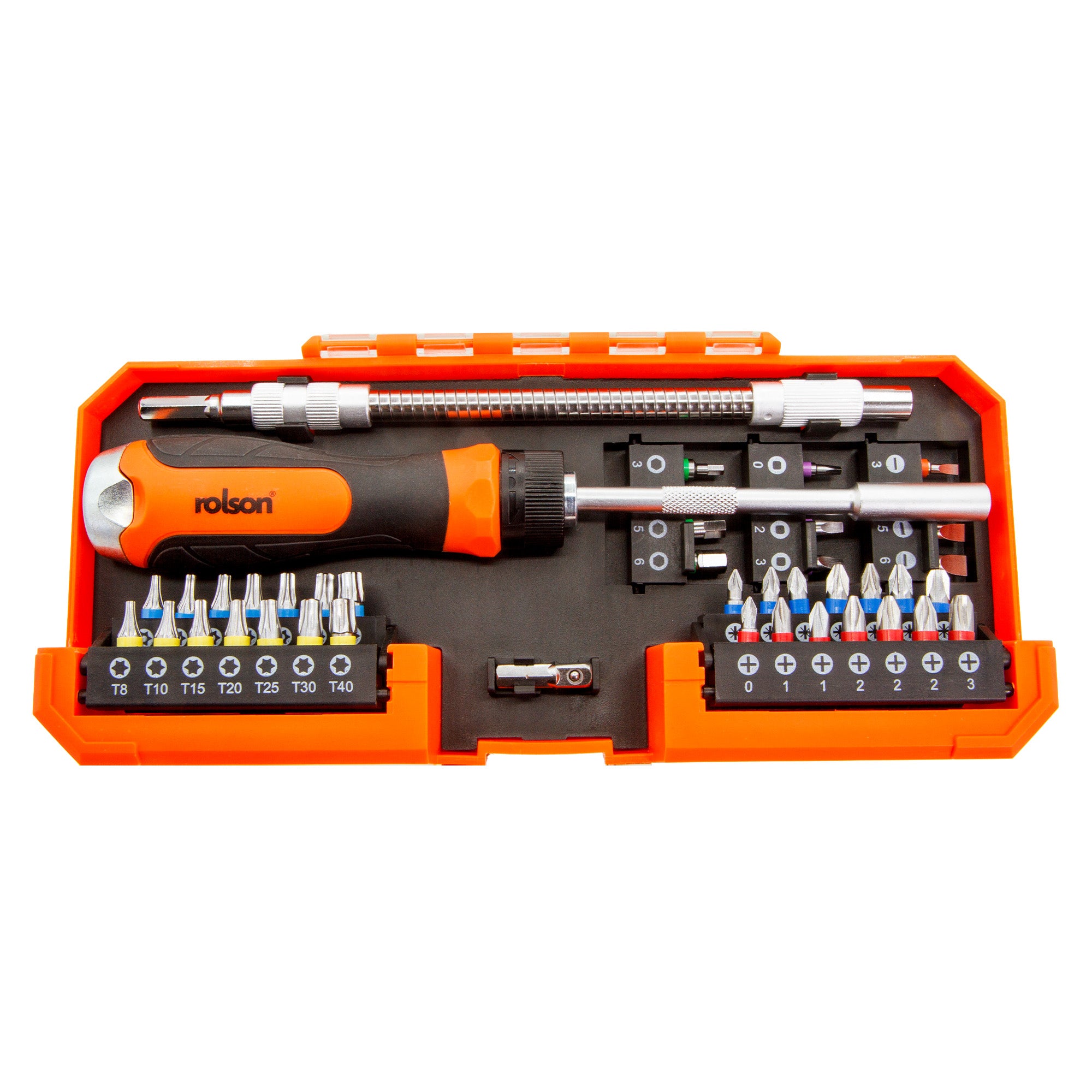 43 Piece Ratchet Screwdriver & Bit Set