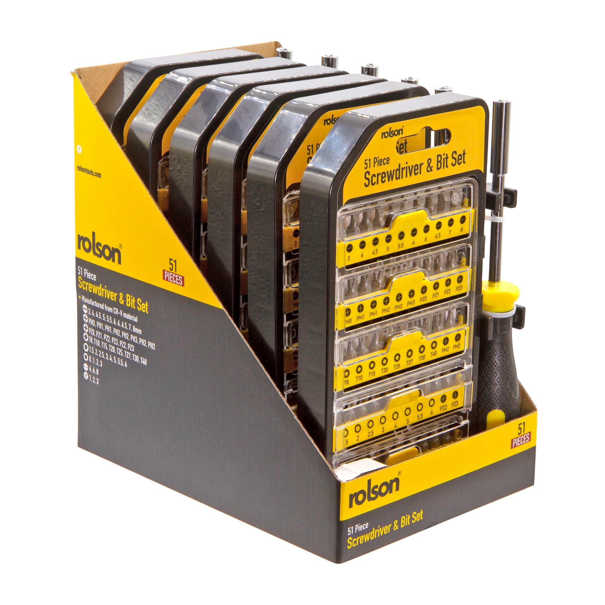 51 Piece Screwdriver & Bit Set