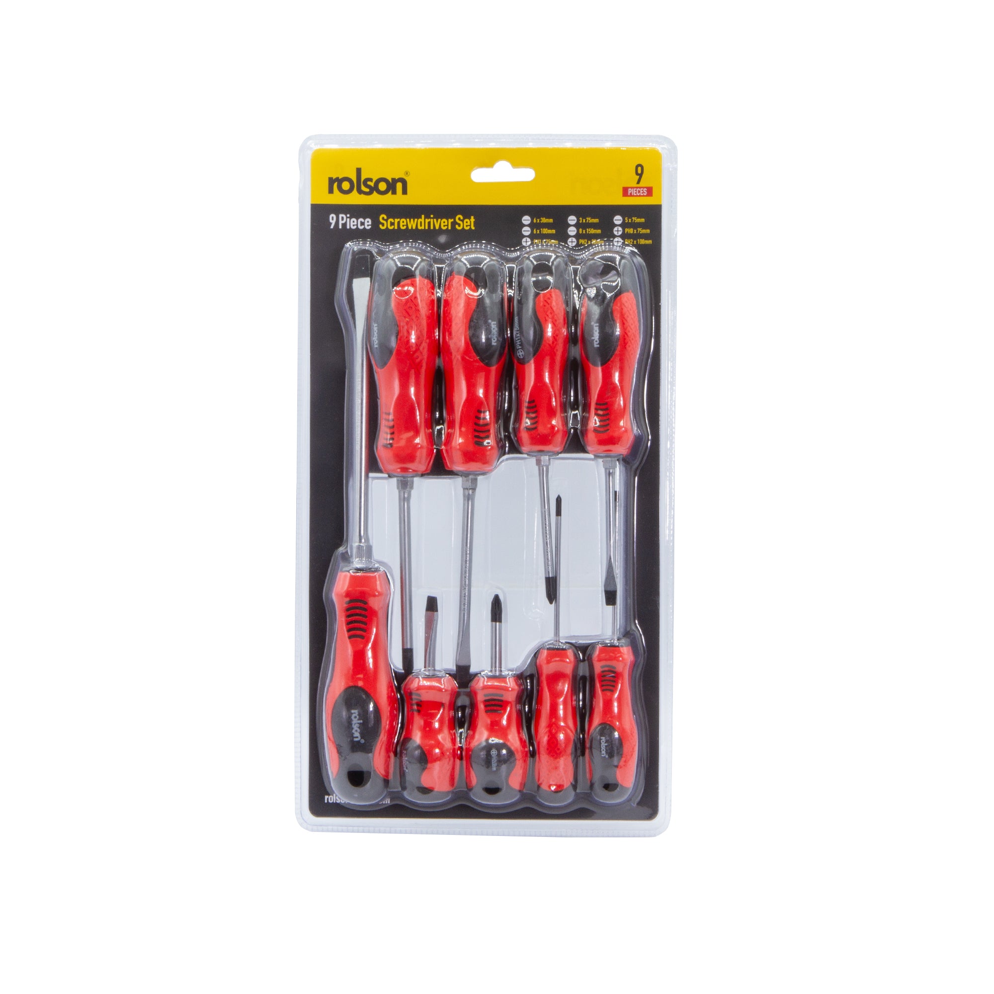 9 Piece Screwdriver Set