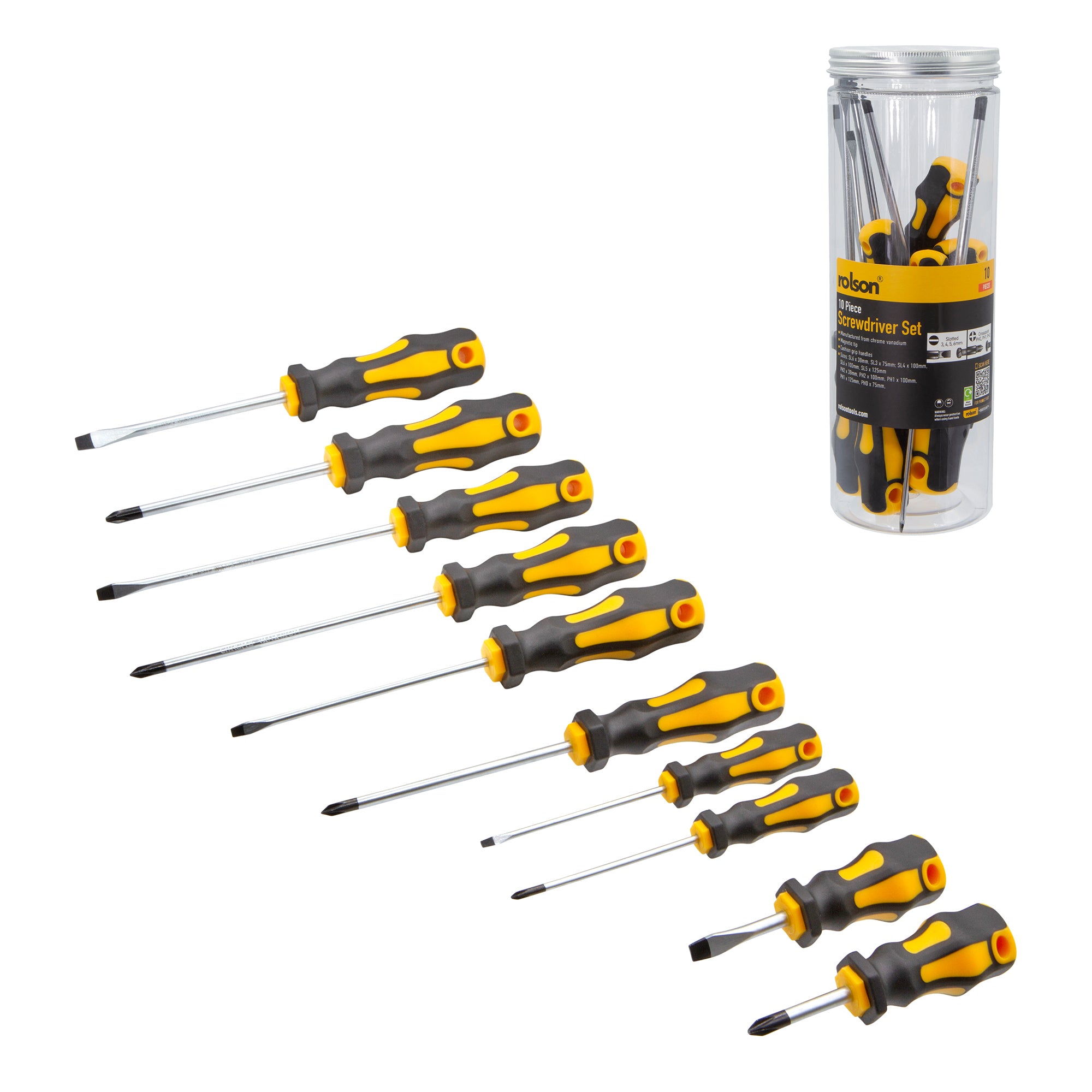 10 Piece Screwdriver Set