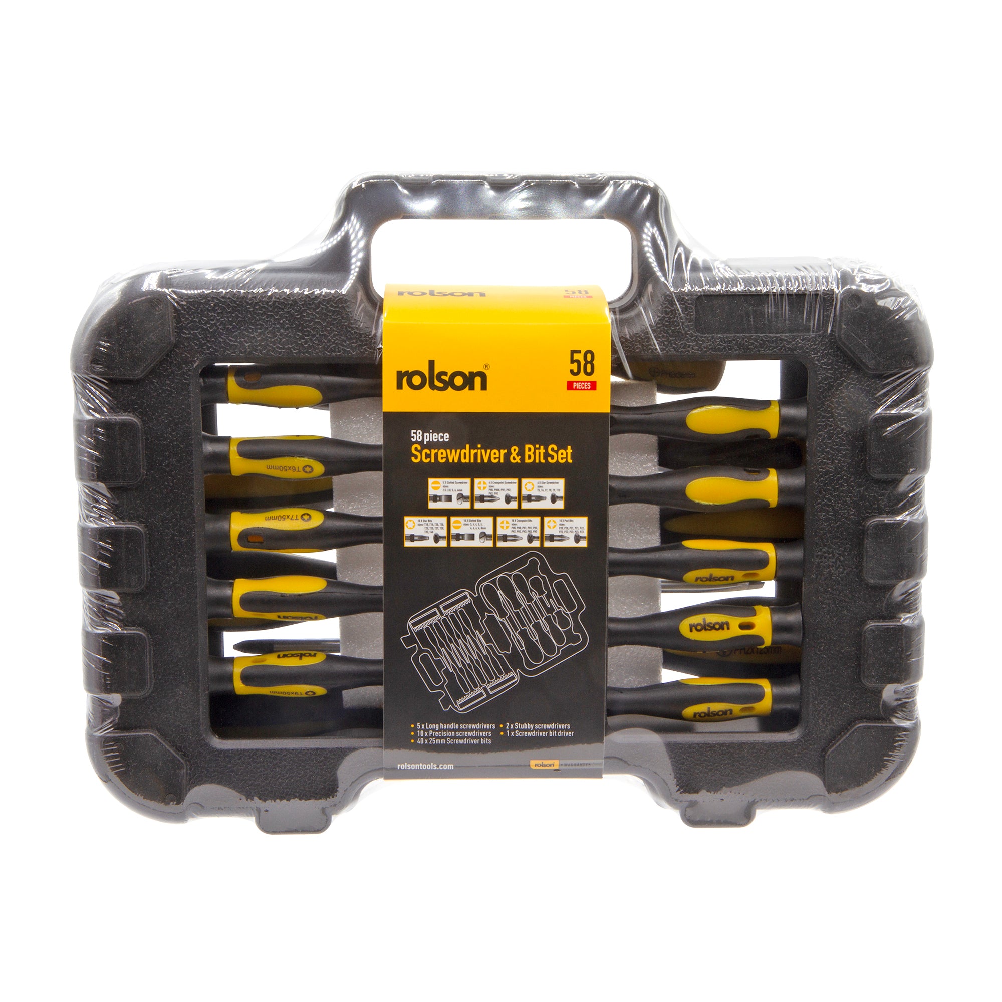 58 Piece Screwdriver & Bit Set