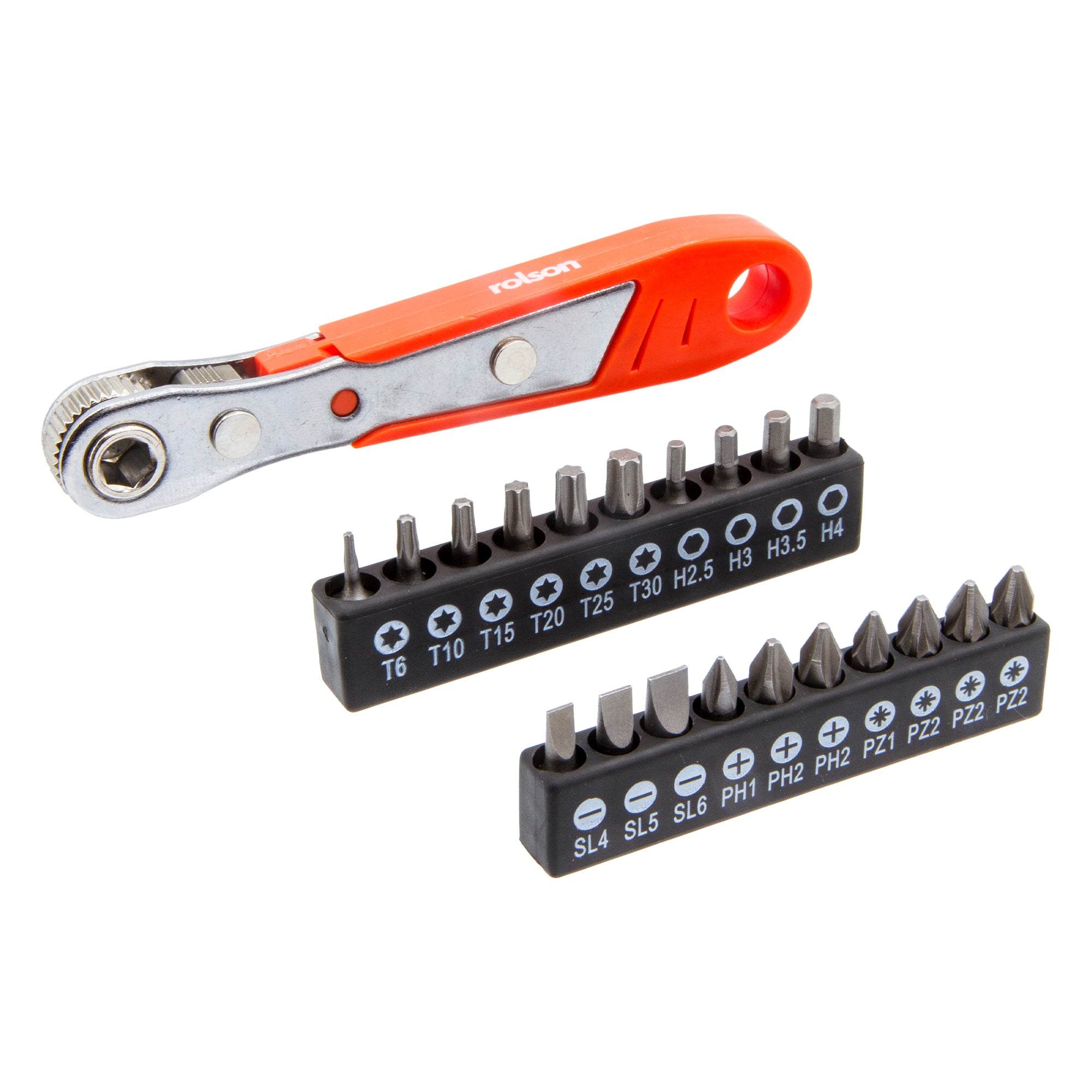 21 Piece ¼" Dr Offset Ratchet Wrench & Bit Set