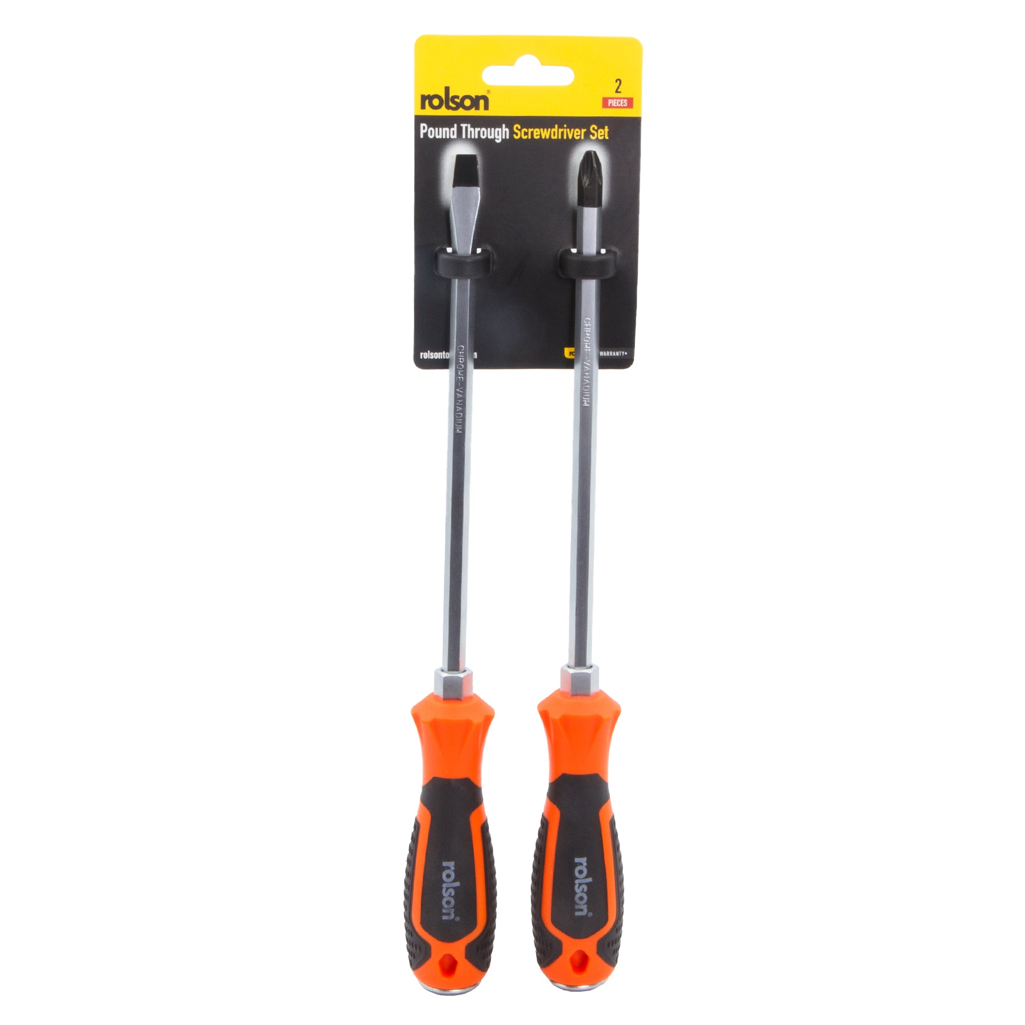 2 Piece Pound Through Screwdriver Set