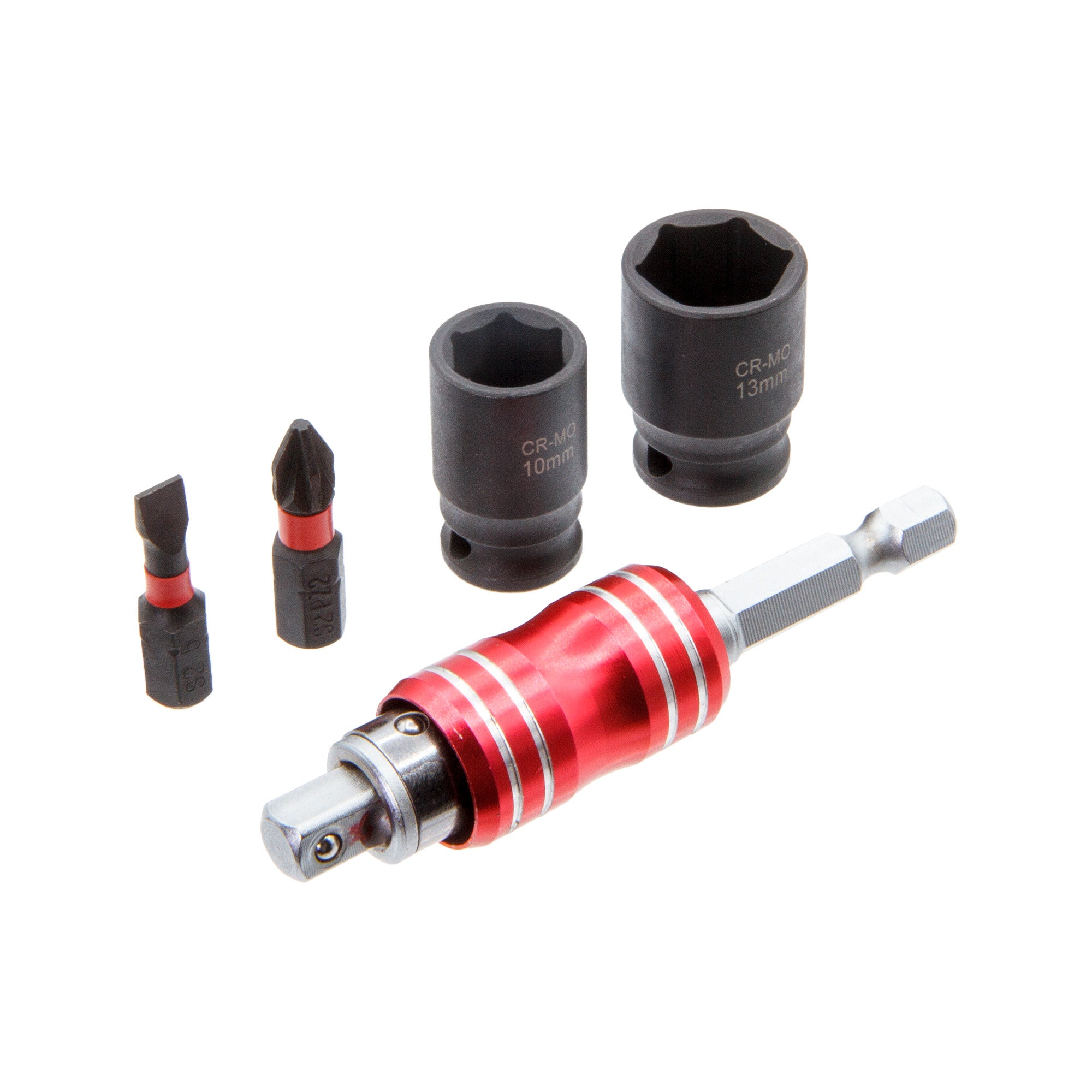 Quick Release 2-in-1 ¼" Dr. Bit & Socket Holder