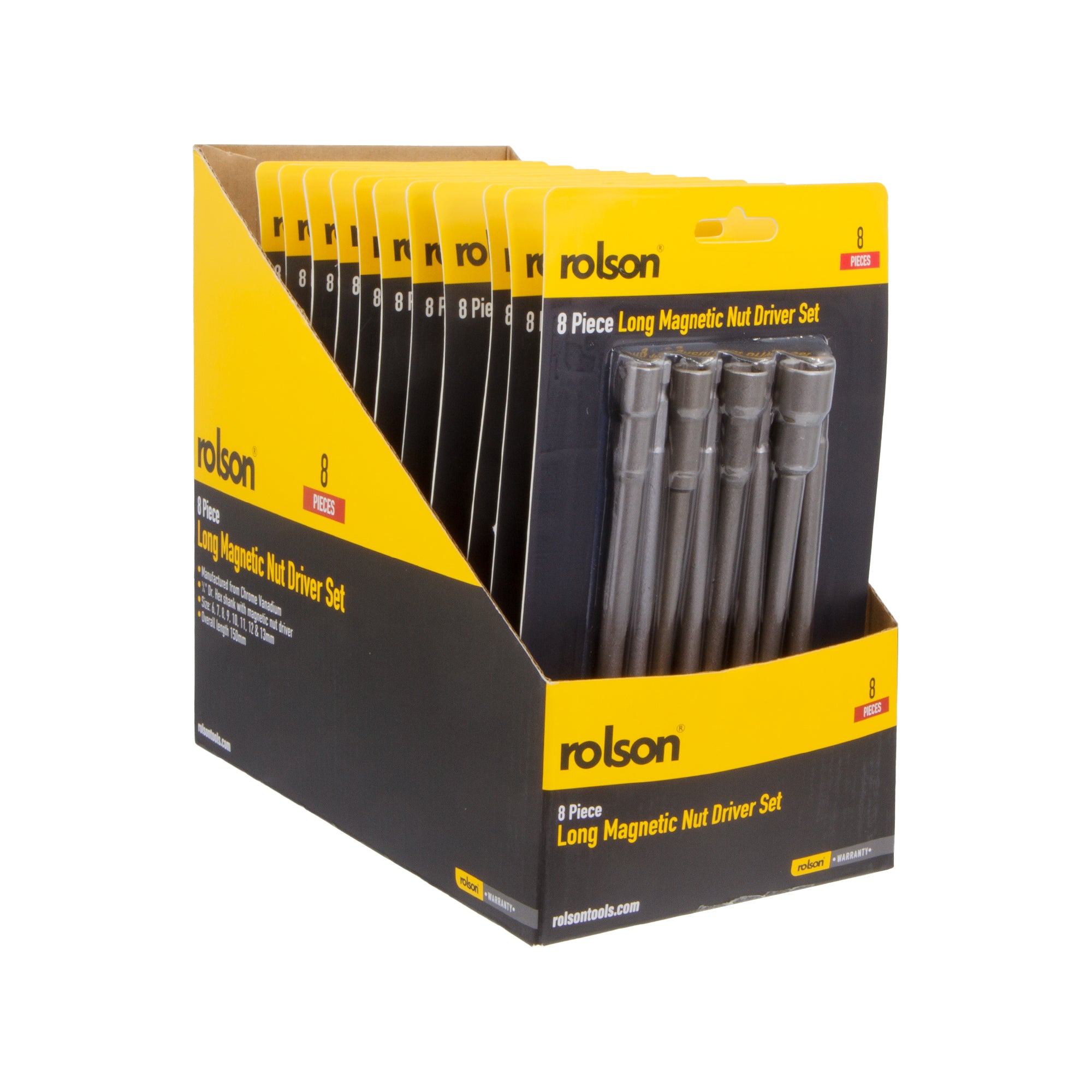 8 Piece Long Magnetic Nut Driver Set