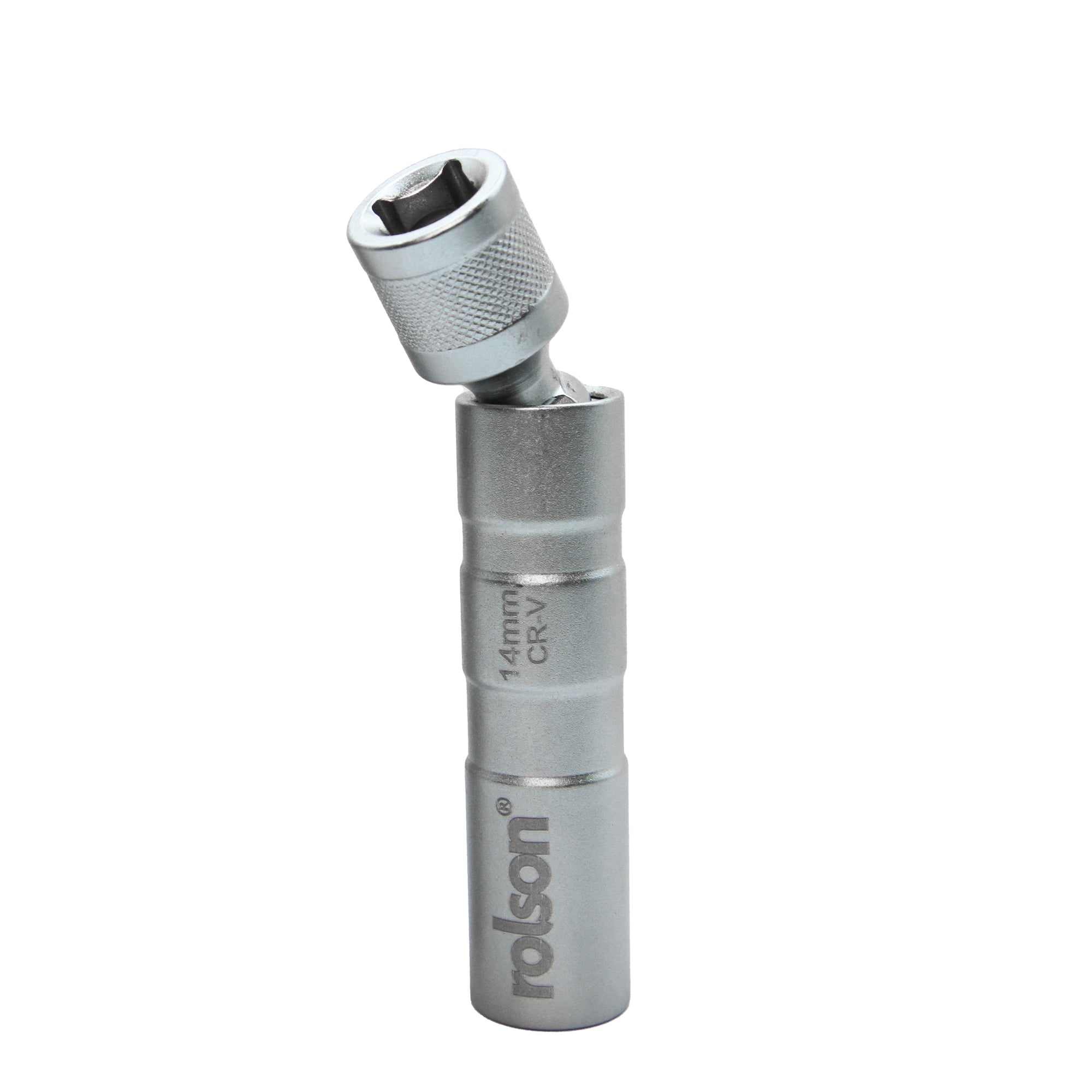 14mm ⅜" Dr. Thin Wall Magnetic Swivel Spark Plug Socket