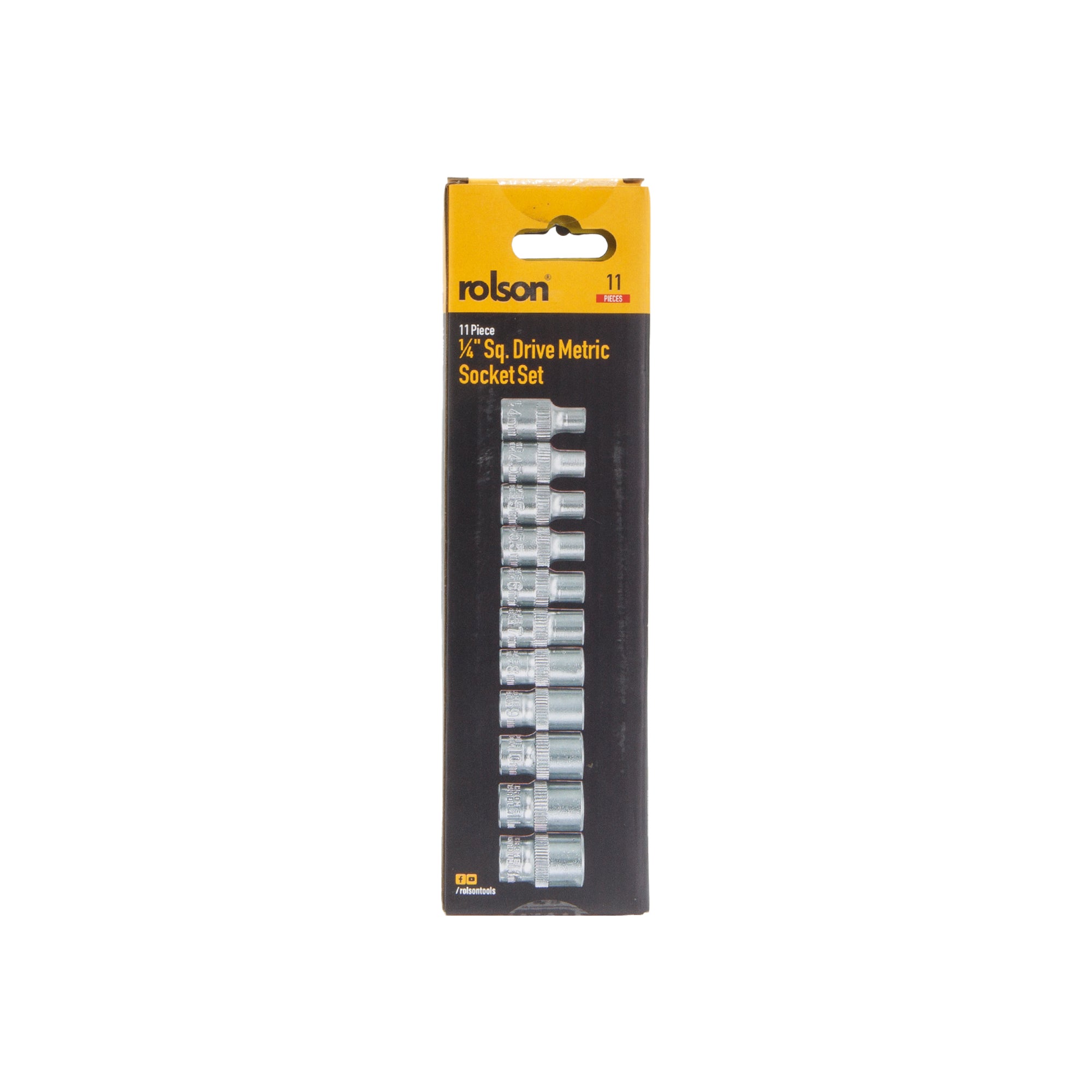 11 Piece ¼" Sq. Dr. Metric Sockets