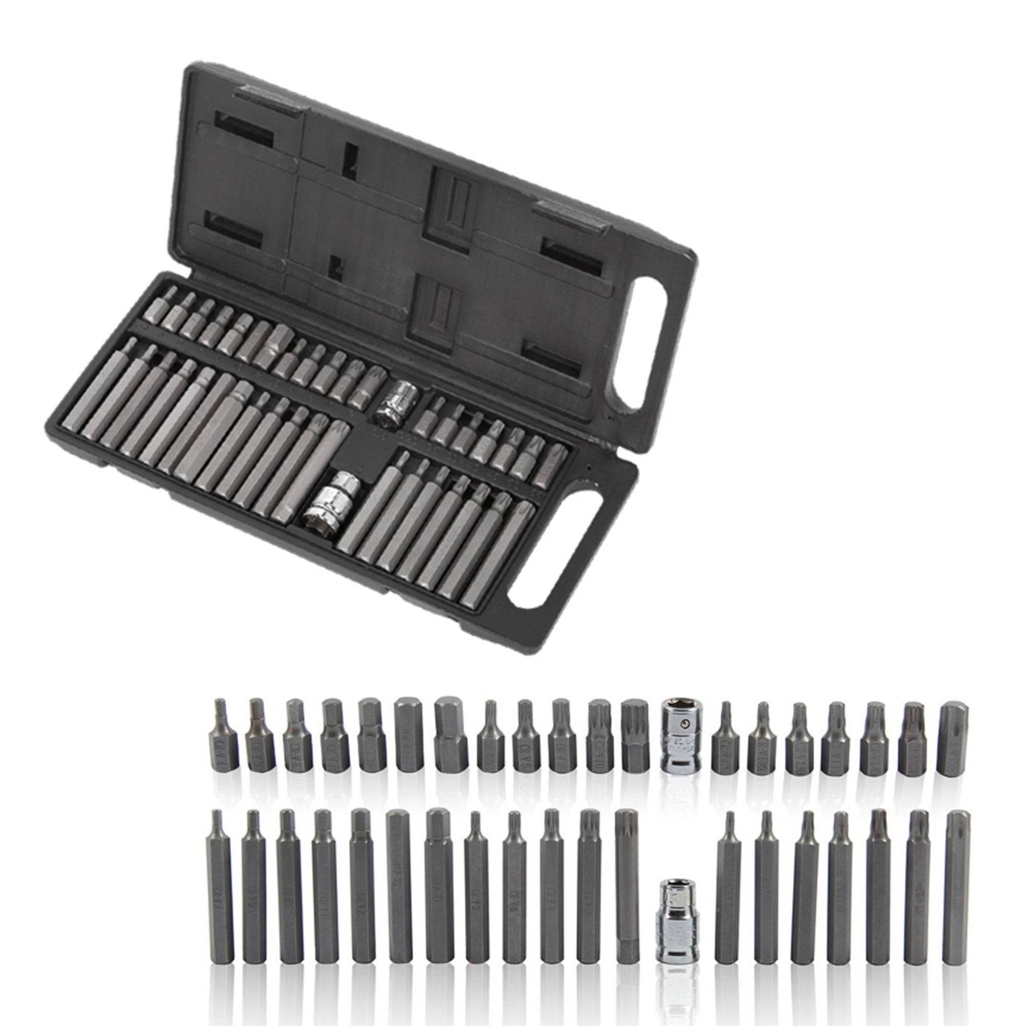 40 Piece Star, Spline & Hex Bit Set