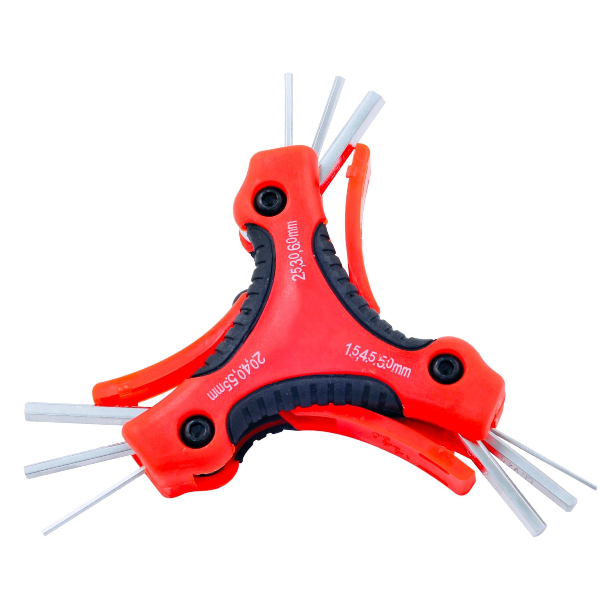 9 Piece Folding Triangle Hex Key Set