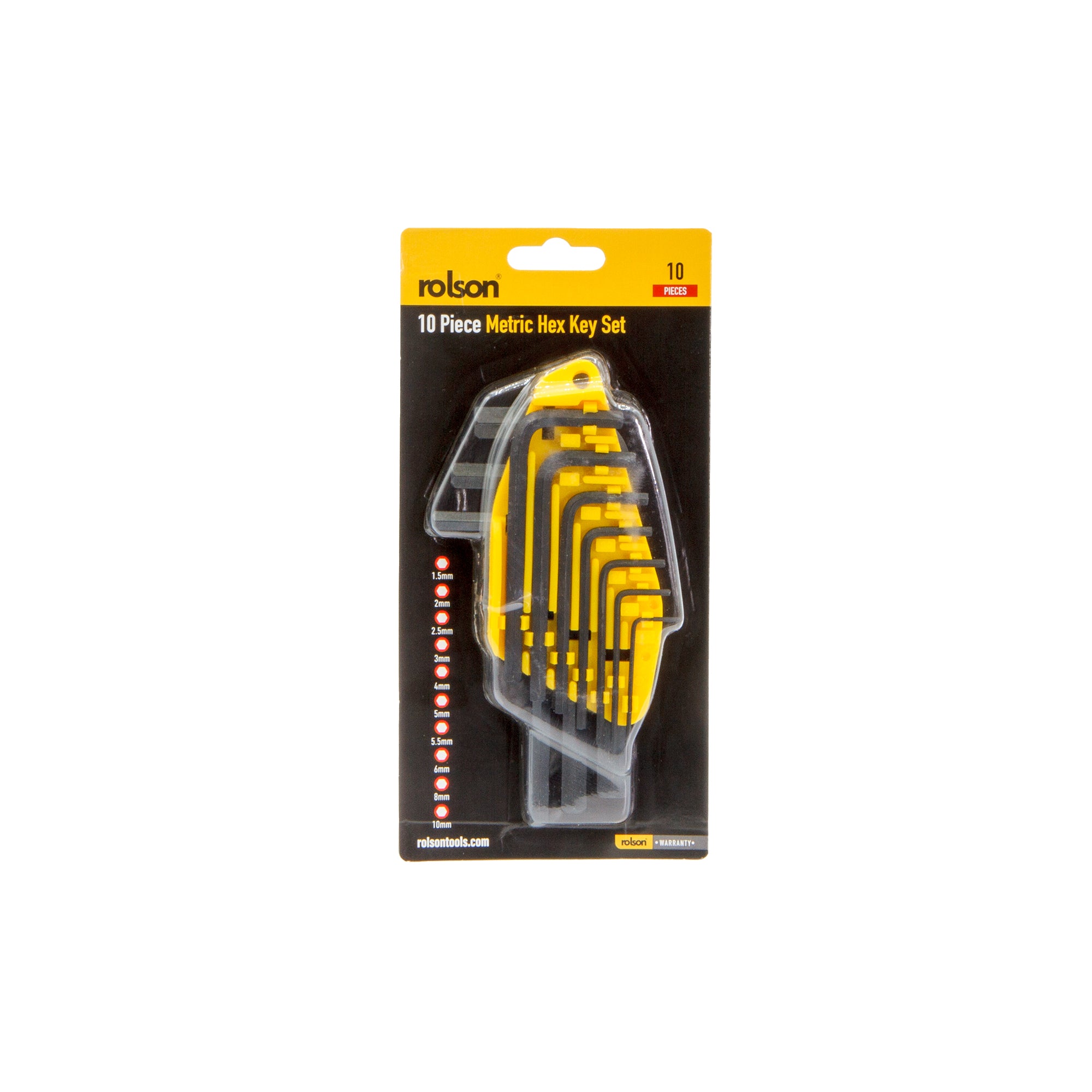 10 Piece Metric Hex Key Set