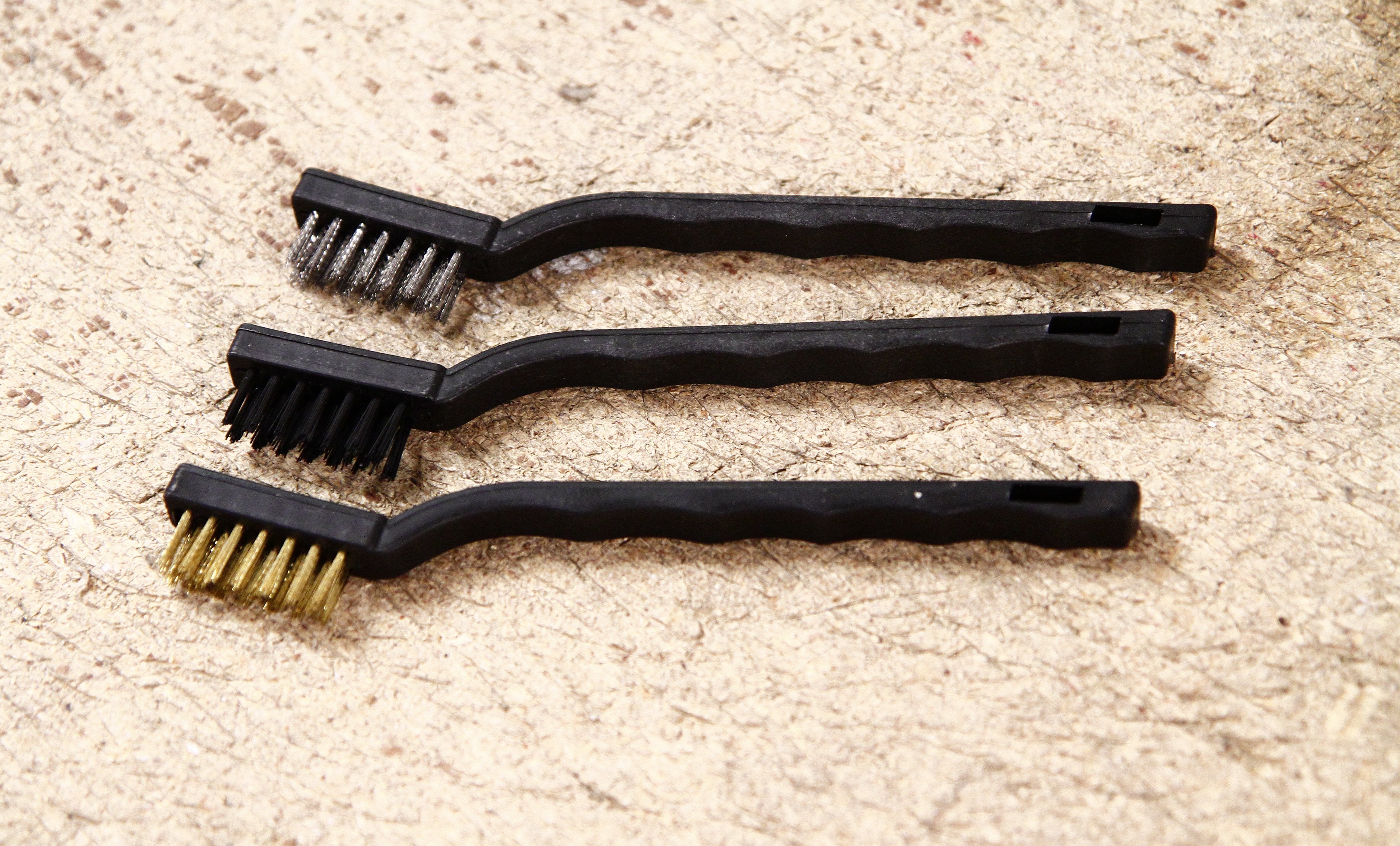 6 Piece 175mm Mini Wire Brush Set