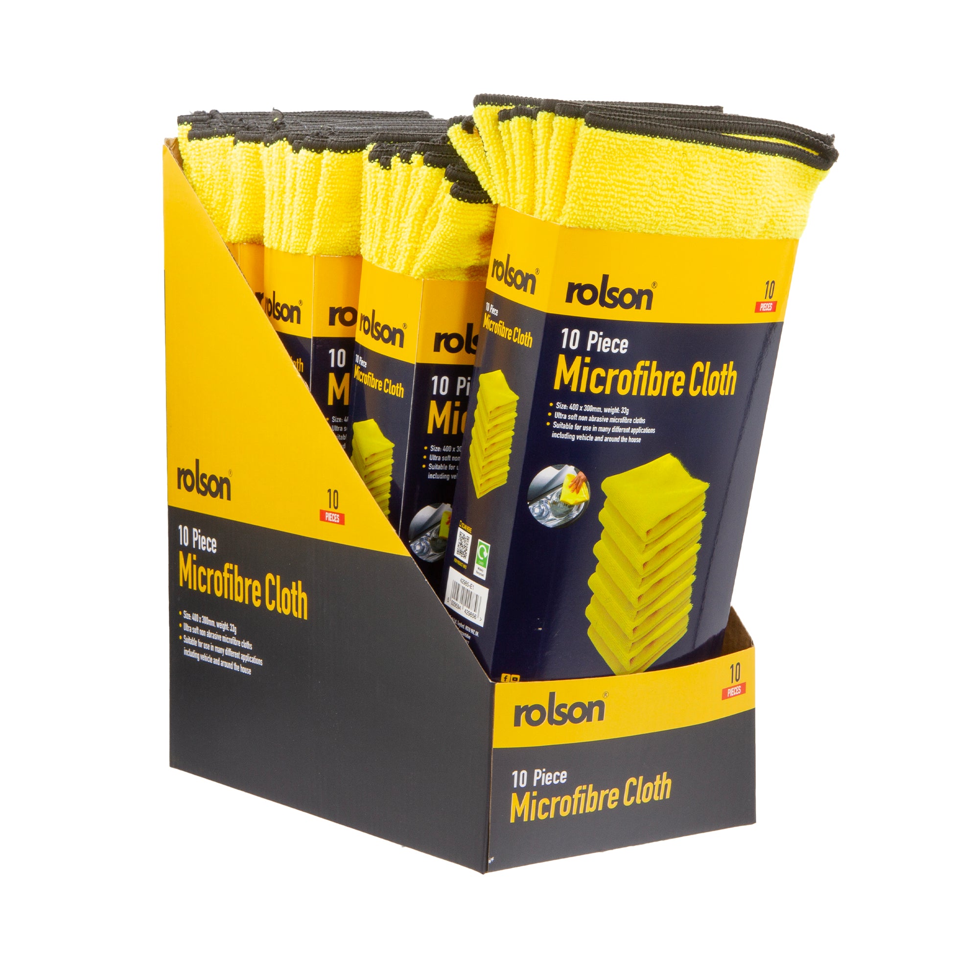 10 Piece Microfibre Cloth