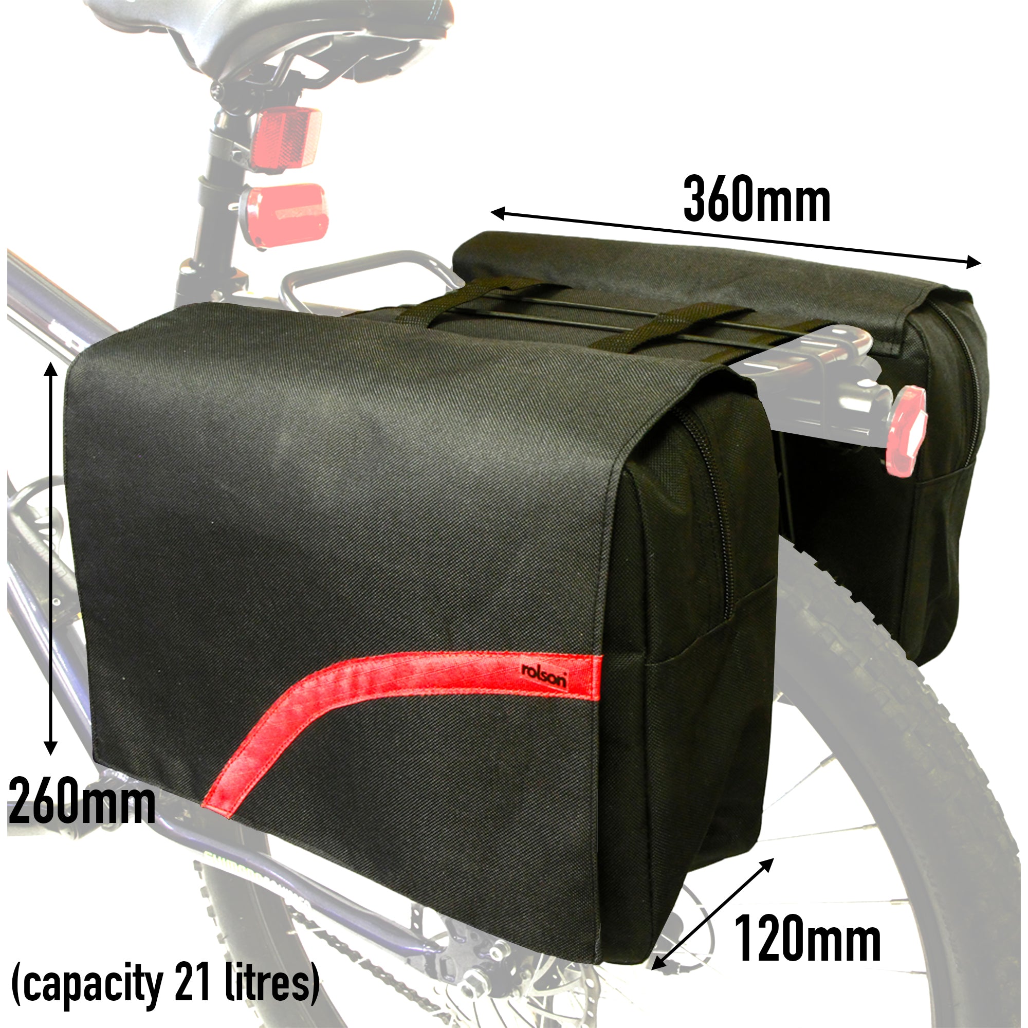 Double Pannier Cycle Bag