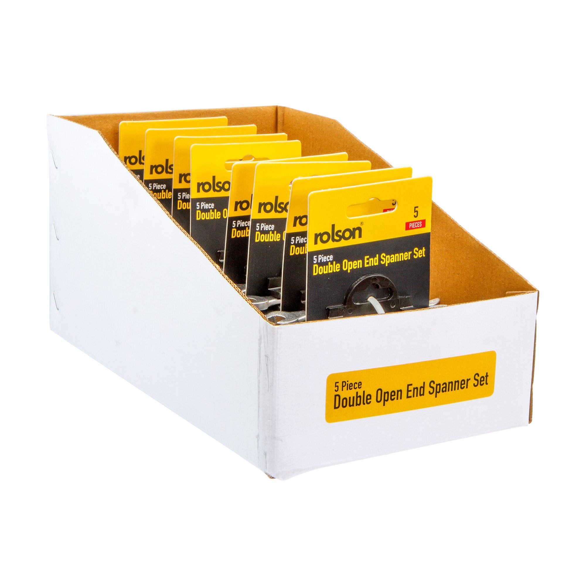 5 Piece Double Open End Spanner Set - (46671) CDU