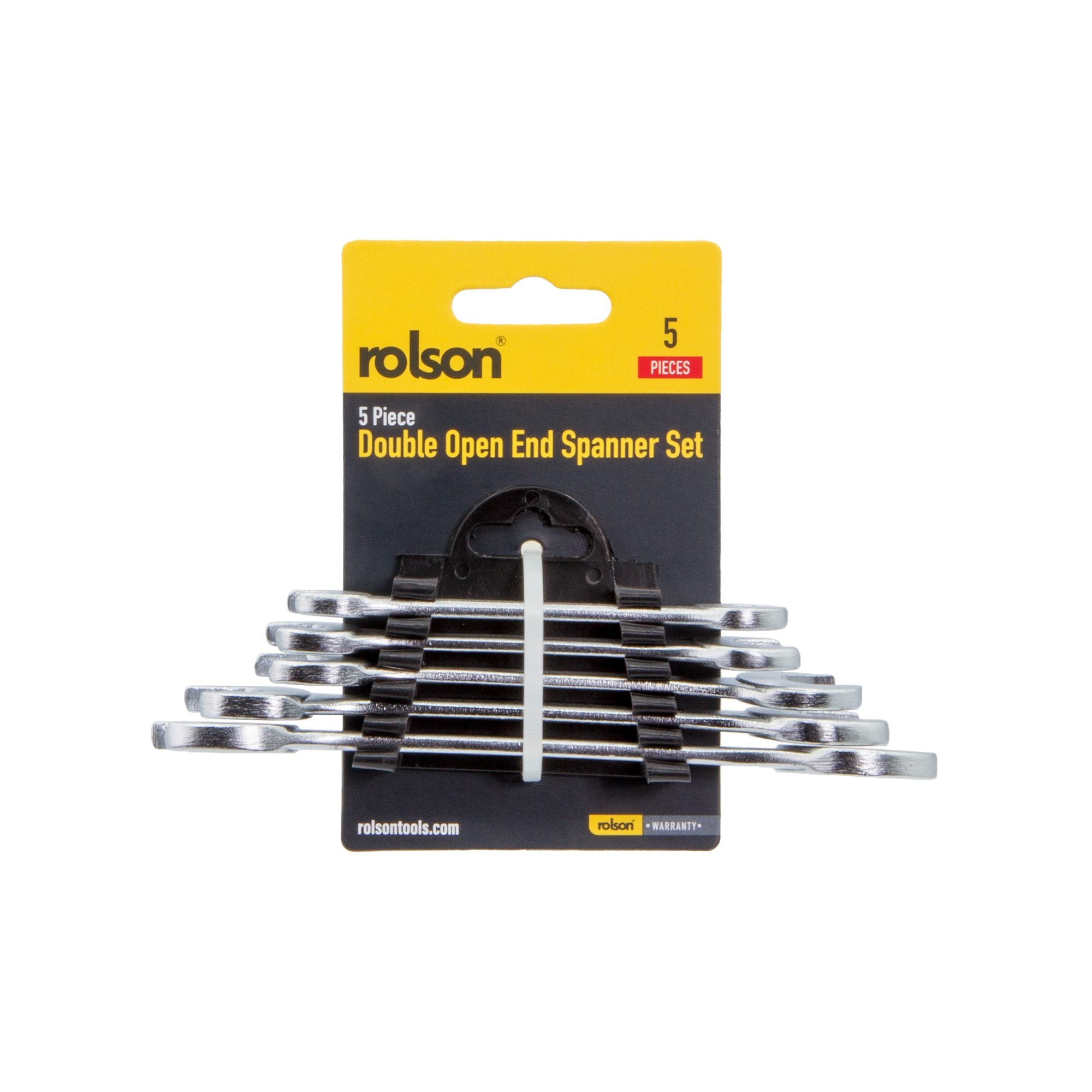 5 Piece Double Open End Spanner Set - (46671) PACK
