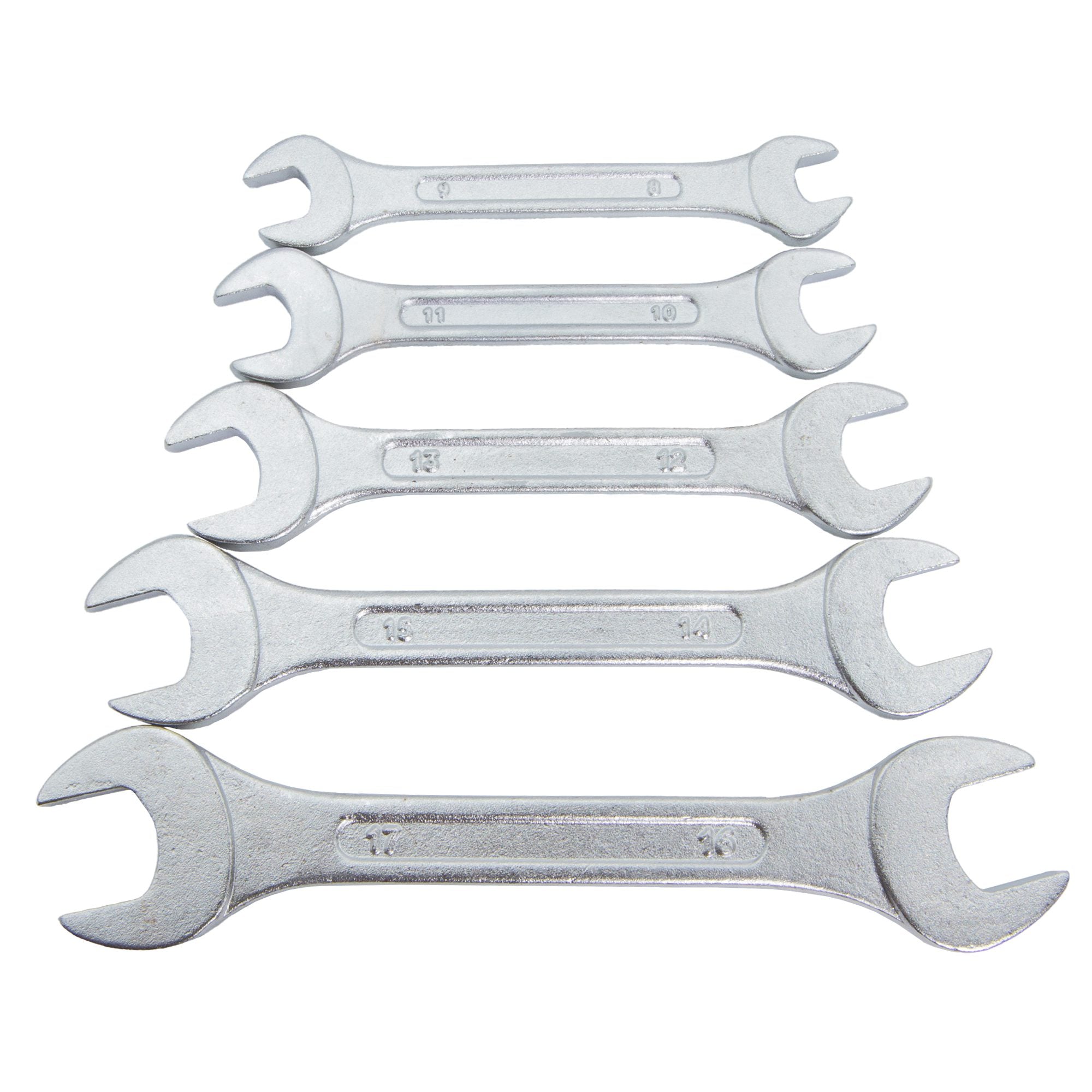 5 Piece Double Open End Spanner Set - (46671) SIZE