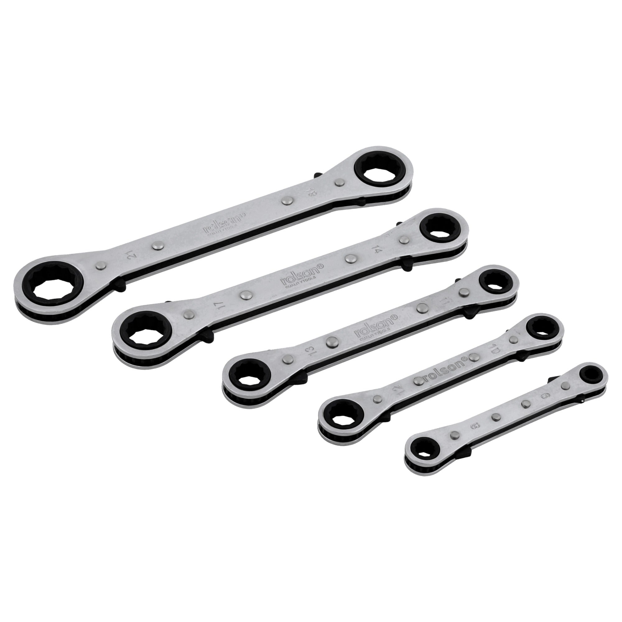 5 Piece Ratchet Ring Spanner