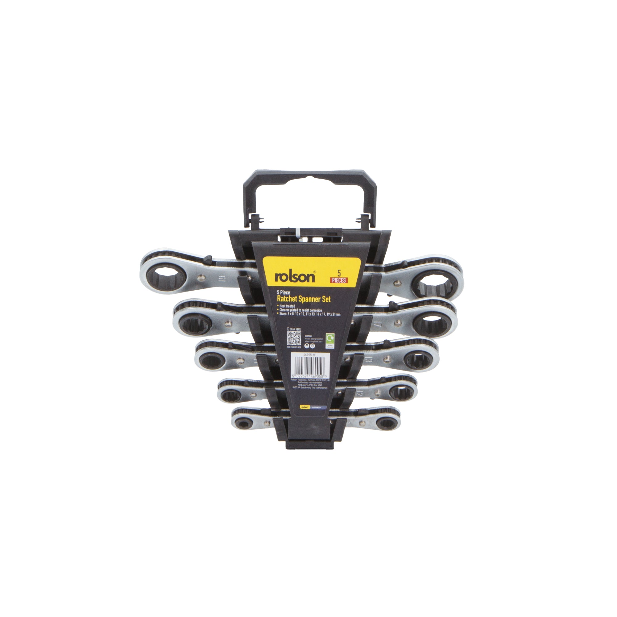 5 Piece Ratchet Ring Spanner