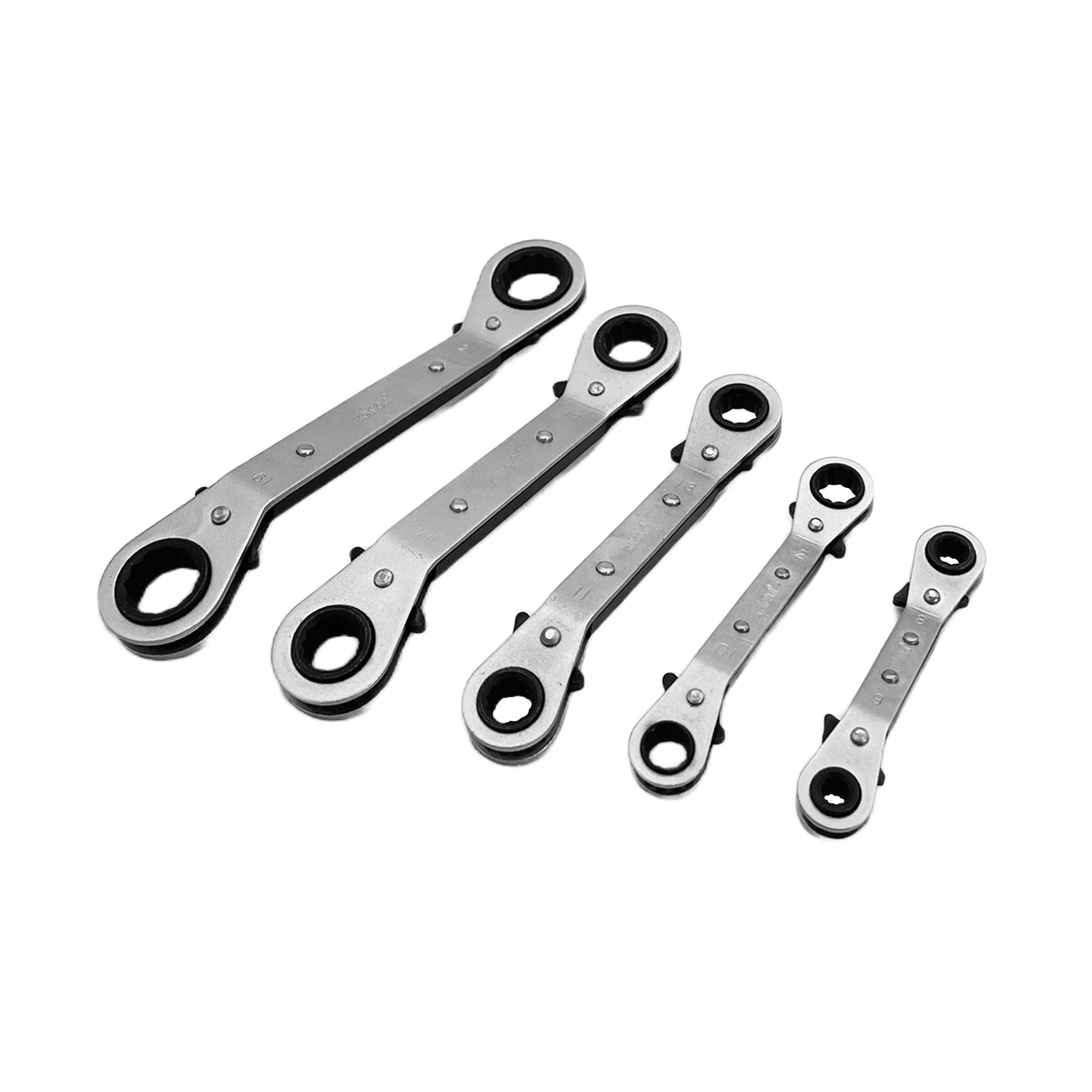 5 Piece Offset Ratchet Ring Spanner Set