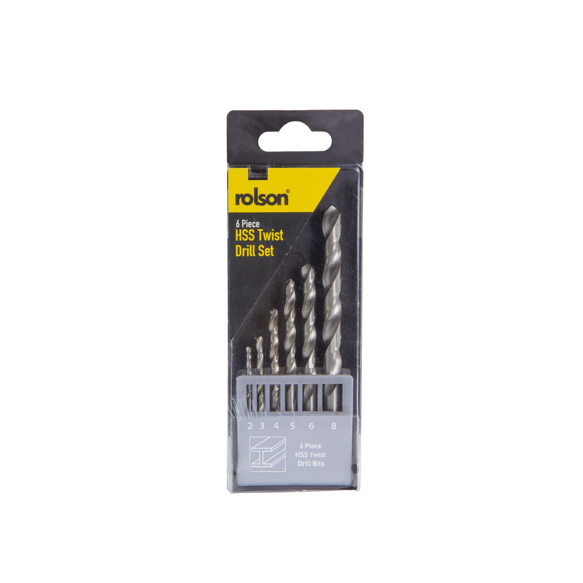 6 Piece HSS Twist Drill Bit Set