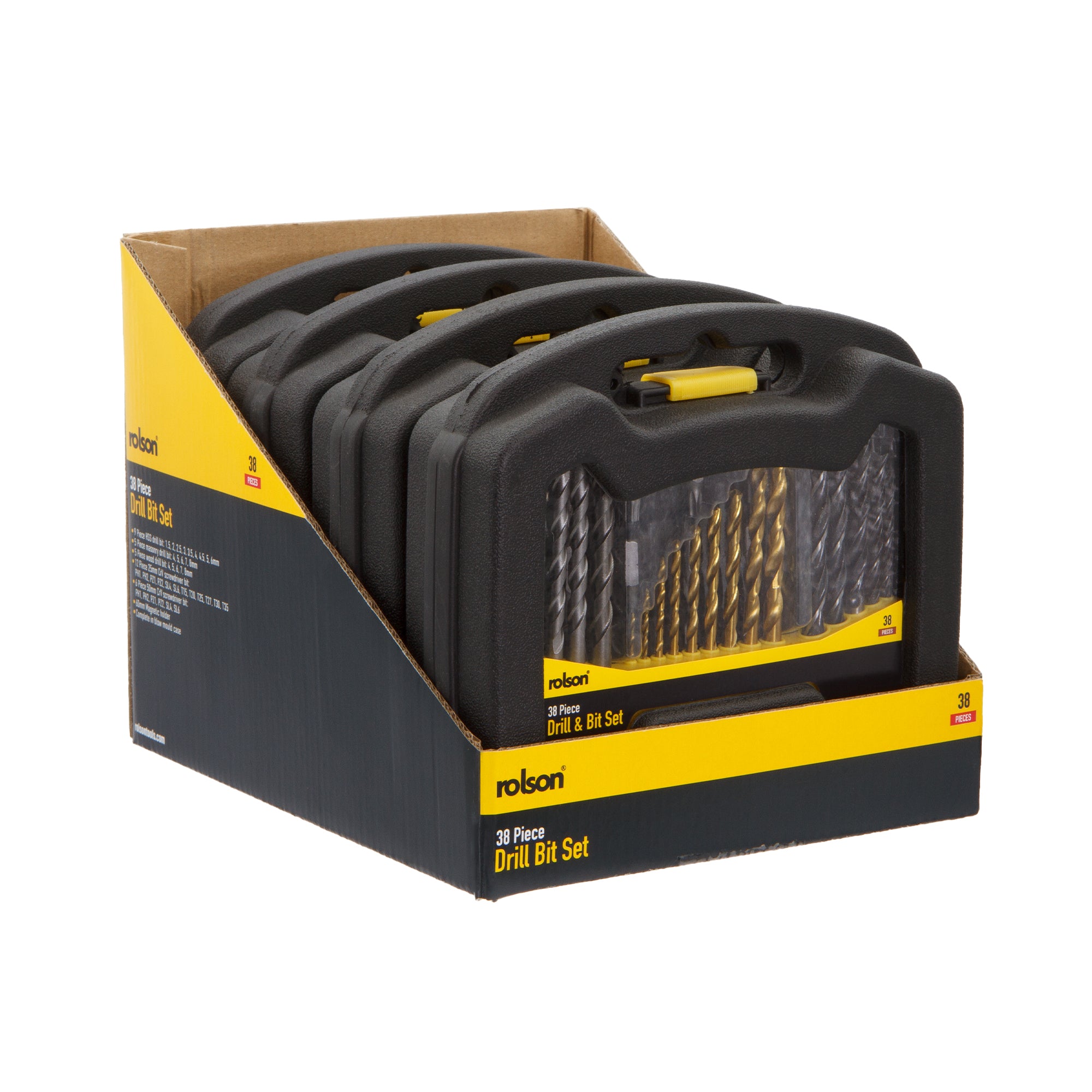 38 Piece Drill & Bit Set