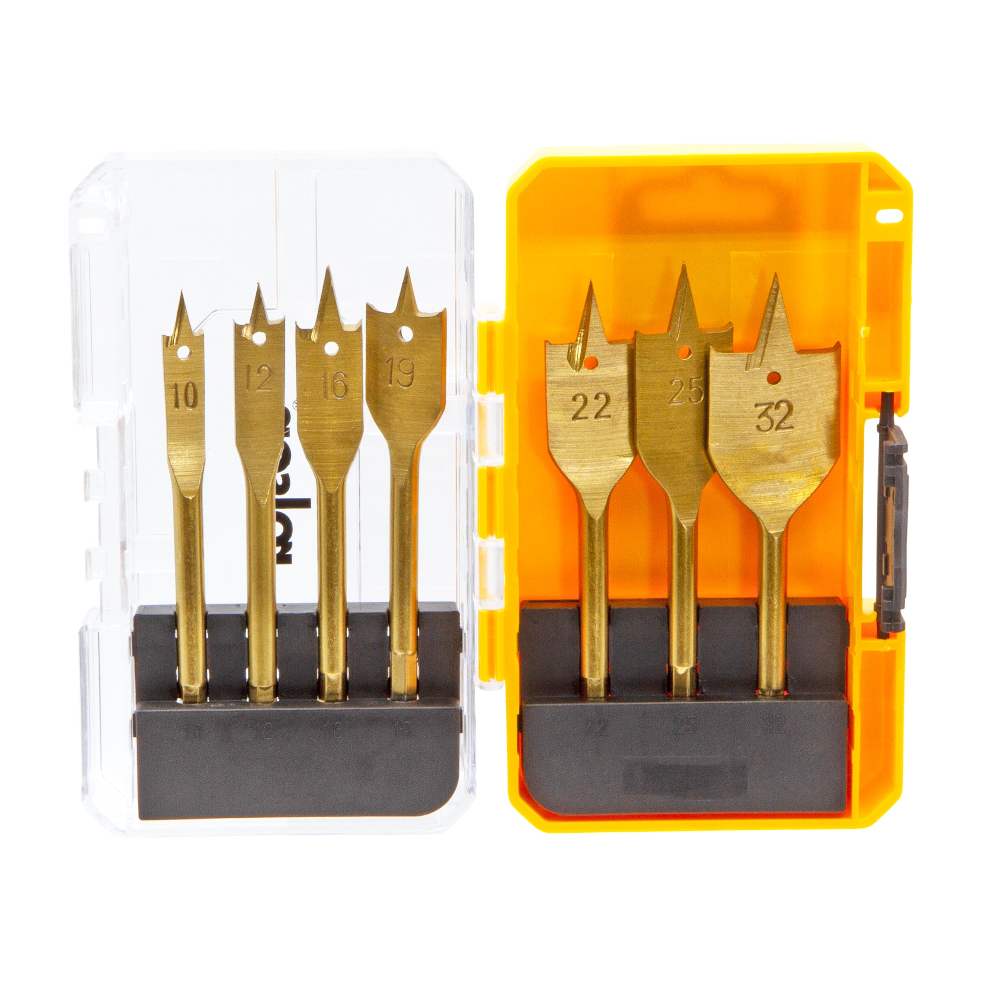 7 Piece Flat Wood Bit Set