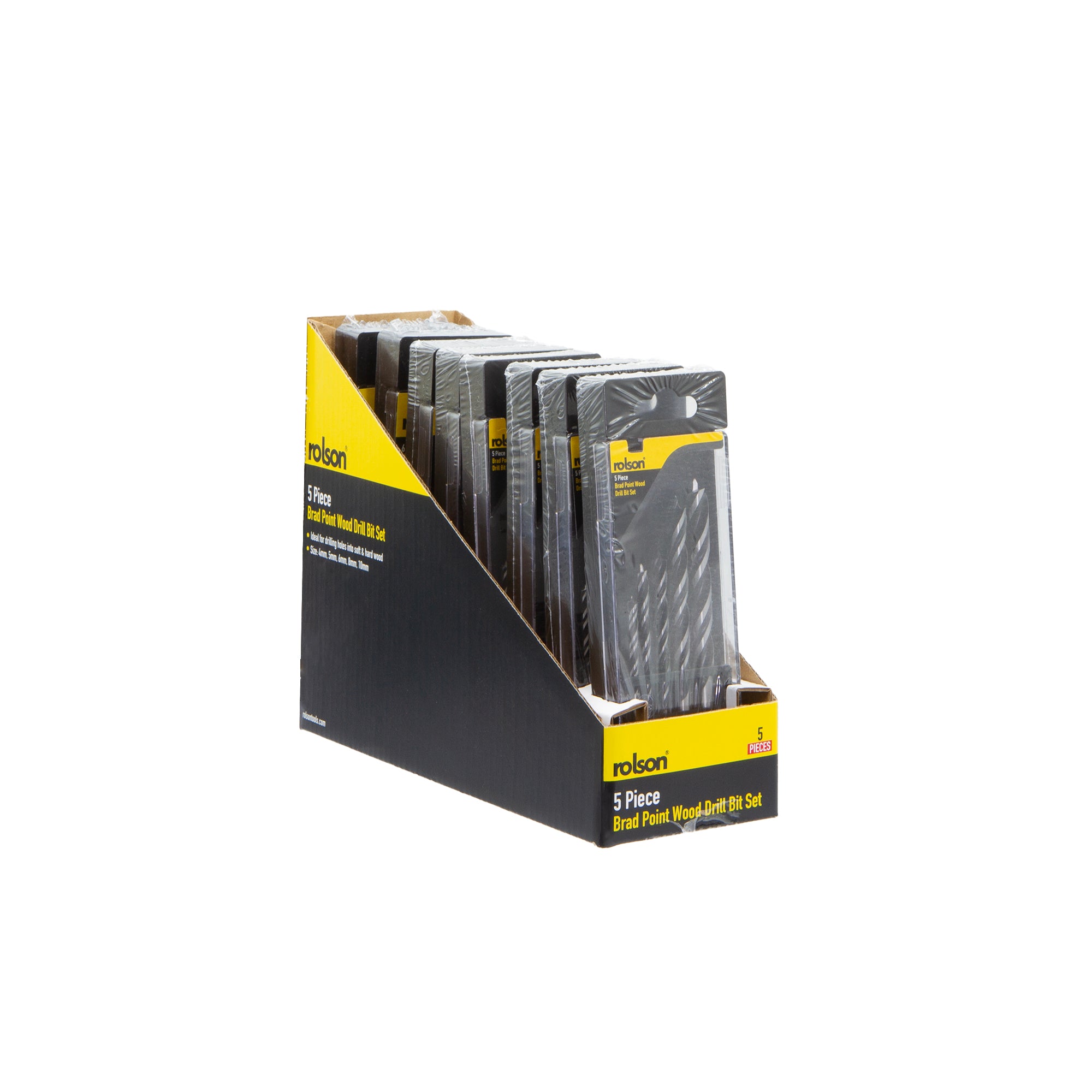 5 Piece Wood Drill Bit Set