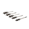 5 Piece Wood Auger Drill Bit Set