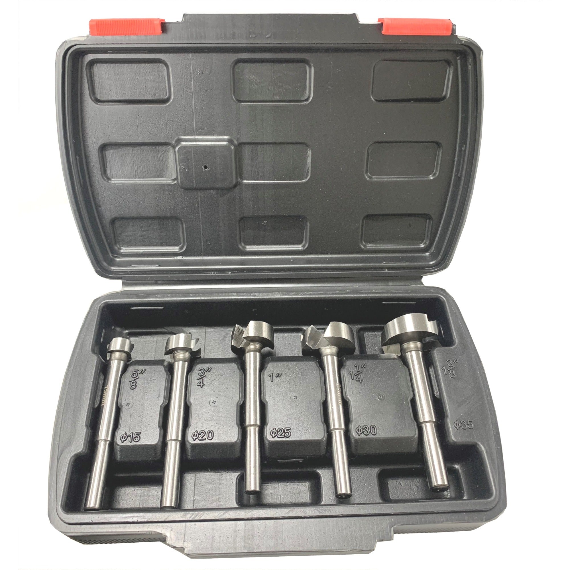 5 Piece Forstner Drill Bit Set