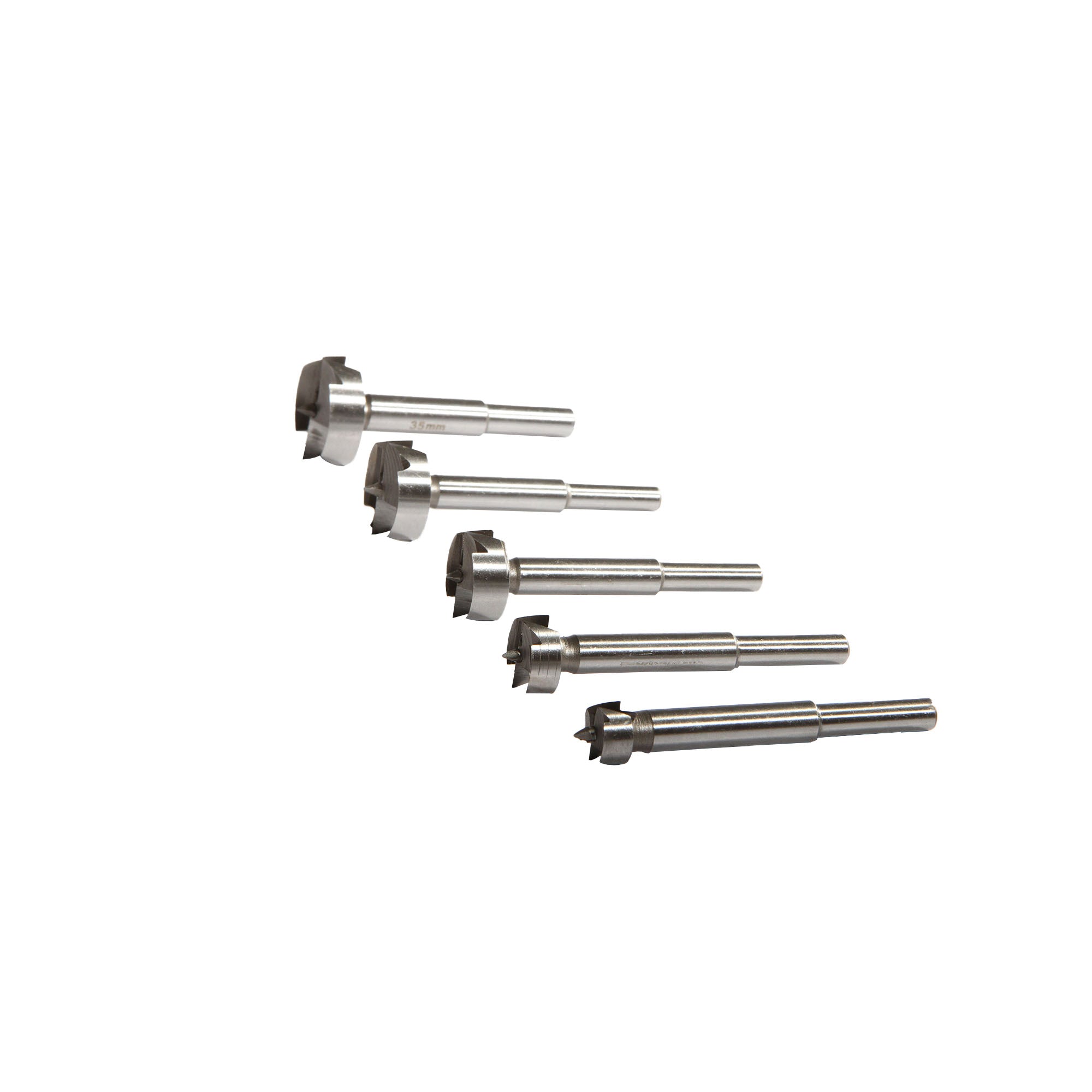 5 Piece Forstner Drill Bit Set