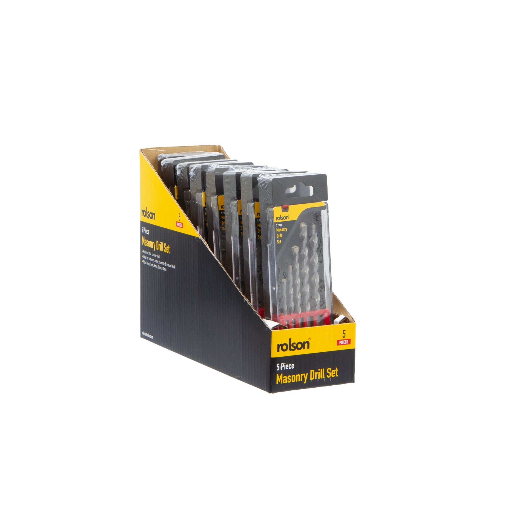5 Piece Masonry Drill Bit Set