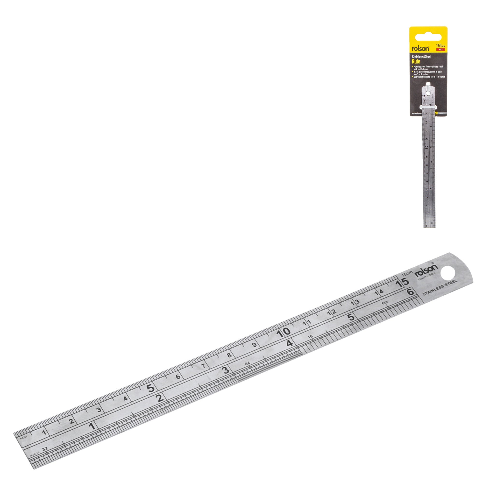 150mm Stainless Steel Ruler