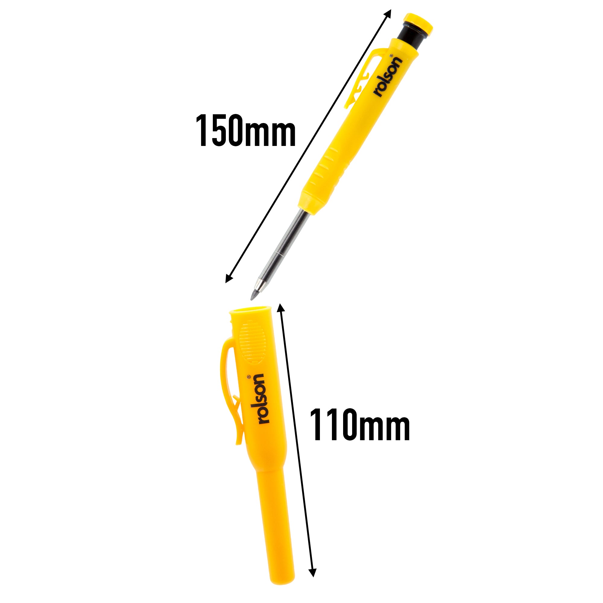 150mm Carpenters Marker & 12 Piece Refill