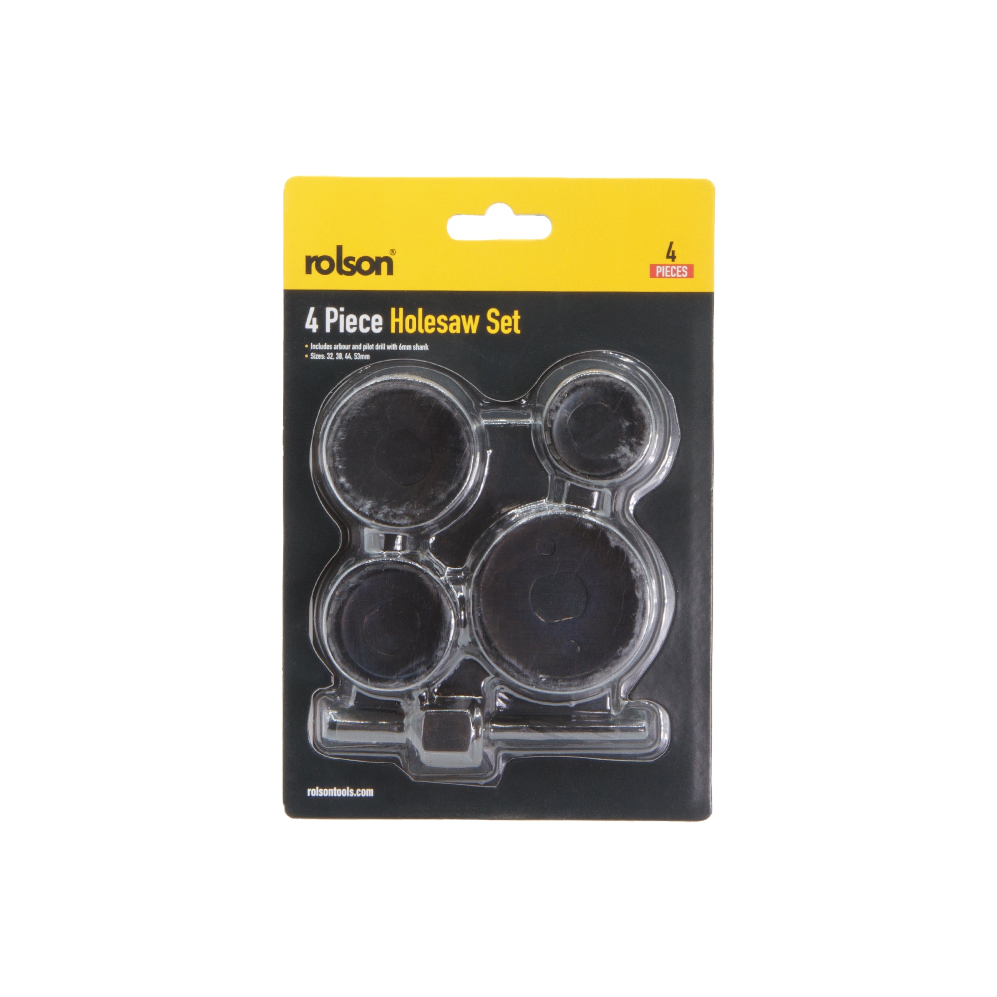 4 Piece Contractor Hole Saw Set
