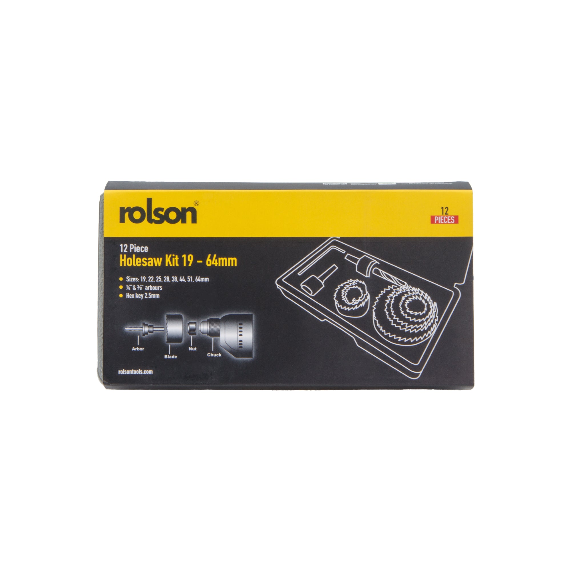 12 Piece Hole Saw Set